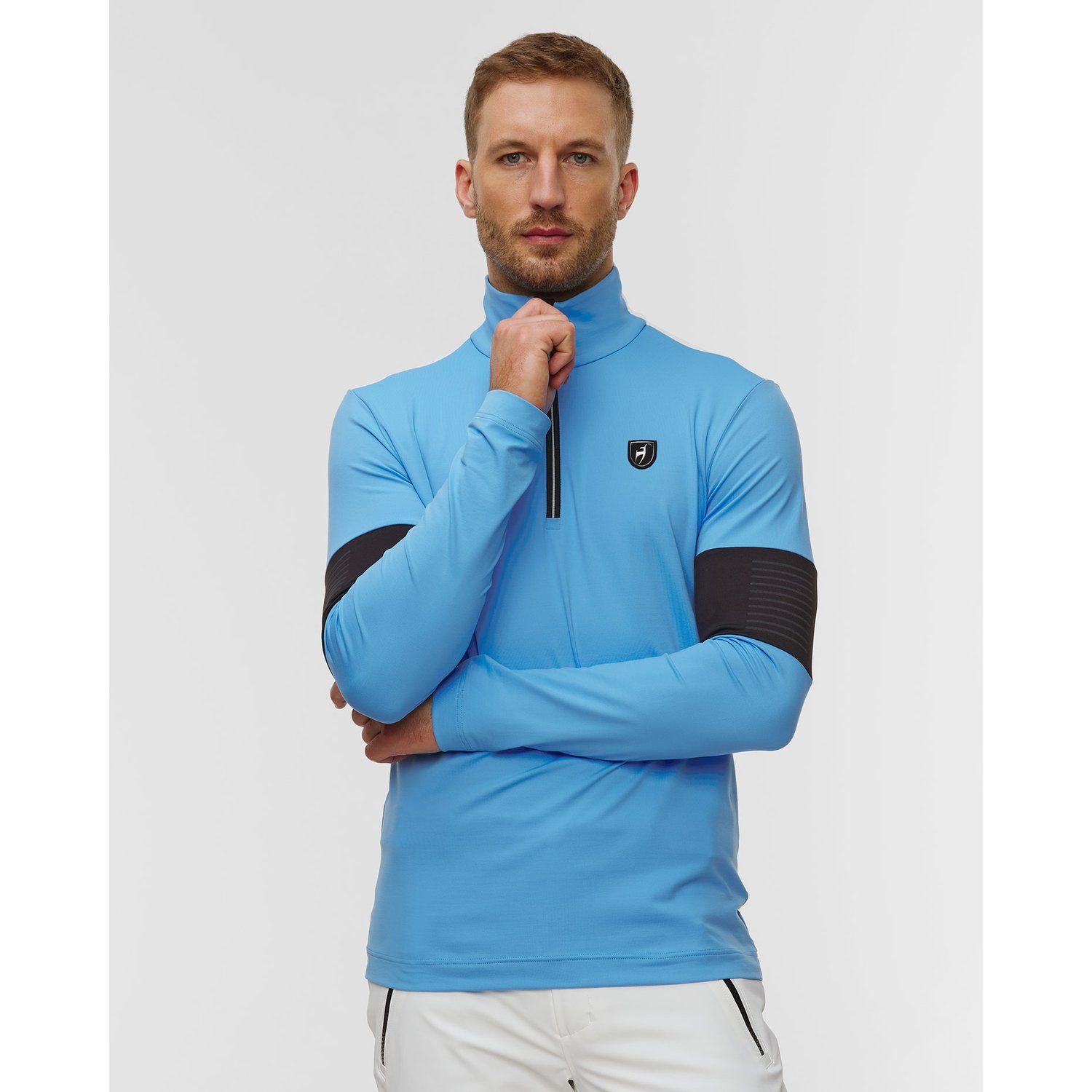 Niebieski Golf Narciarski Męski Toni Sailer Victor