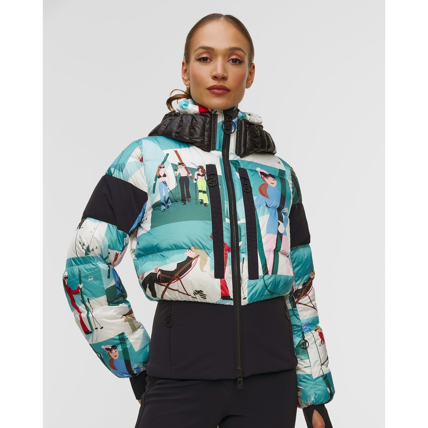 Kurtka Narciarska Damska Toni Sailer Bernadette Print