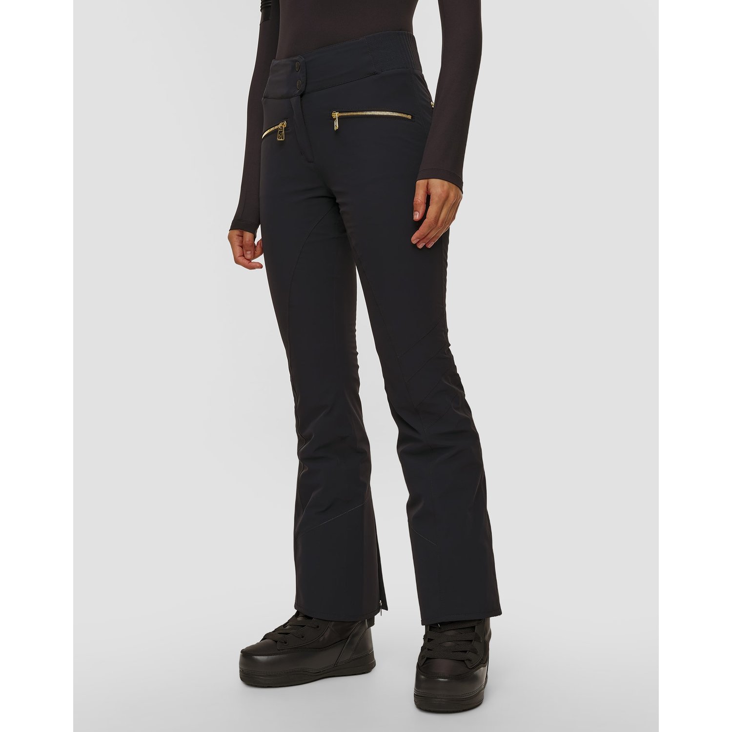 Czarne Spodnie Narciarskie Damskie Toni Sailer Alla