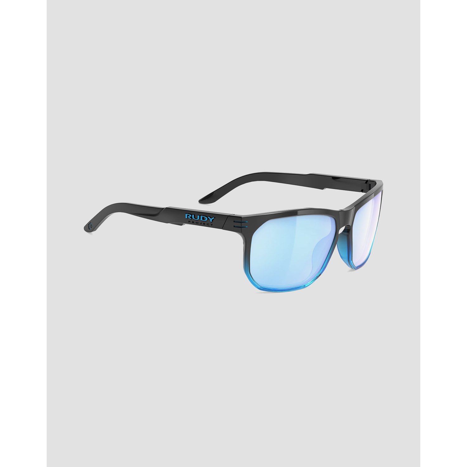 Okulary Przeciwsłoneczne Rudy Project Soundrise Czarno-niebieskie Z Soczewkami Rp Optics Multilaser Ice
