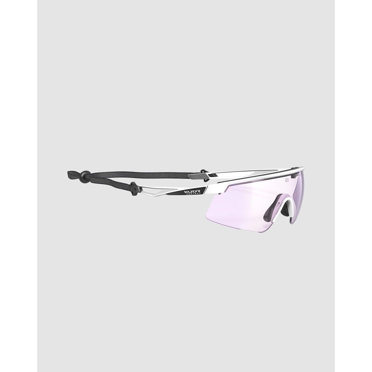 Okulary Fotochromatyczne Rudy Project Turbolence Białe Z Soczewkami Impactx® Photochromic 2 Laser Purple + Akcesoria