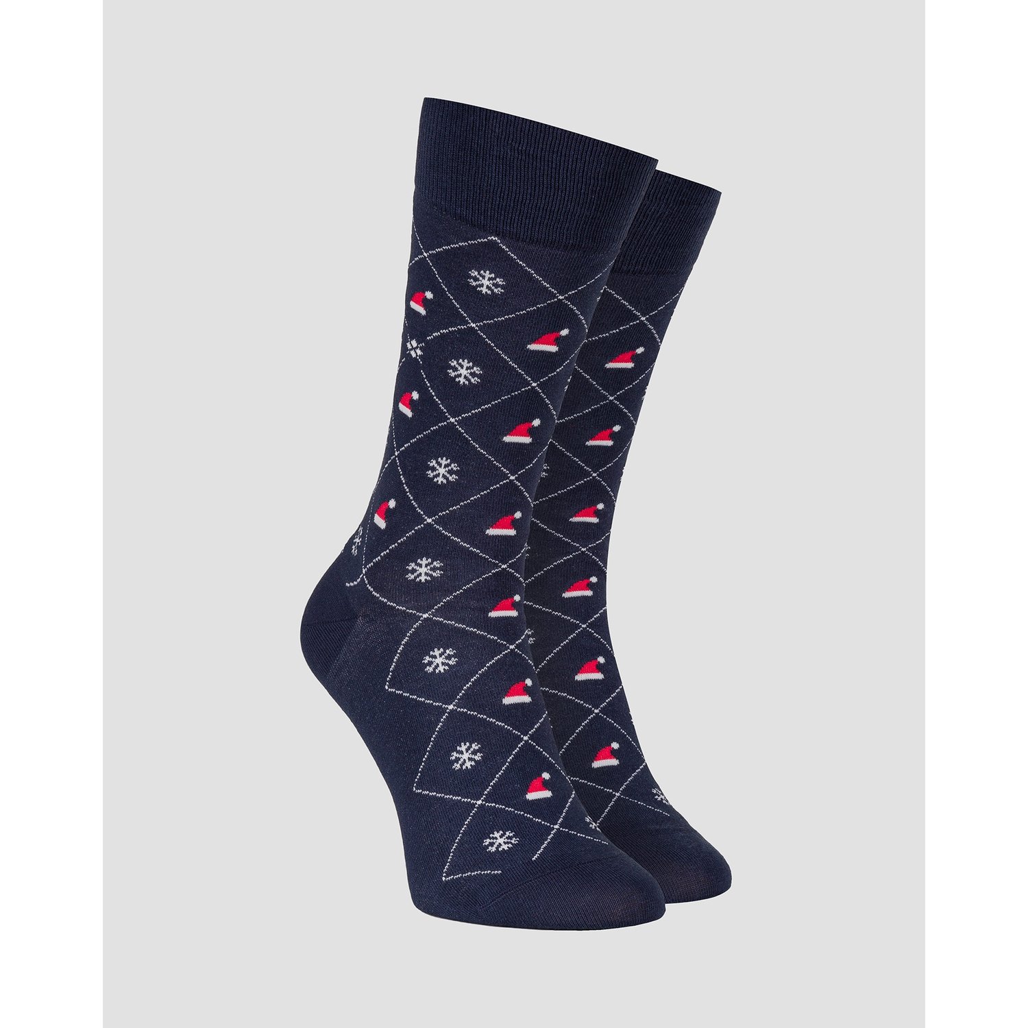 Świąteczne Skarpety Męskie Burlington X-mas Argyle
