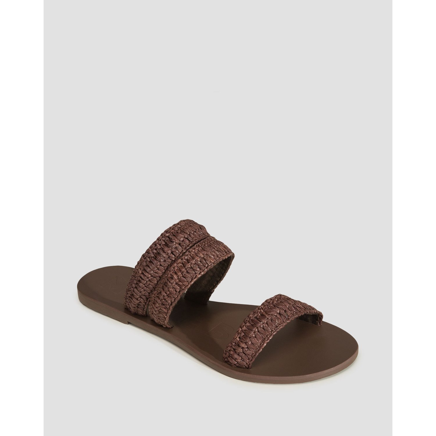 Klapki Plecione Damskie Manebi Sandals Brązowe
