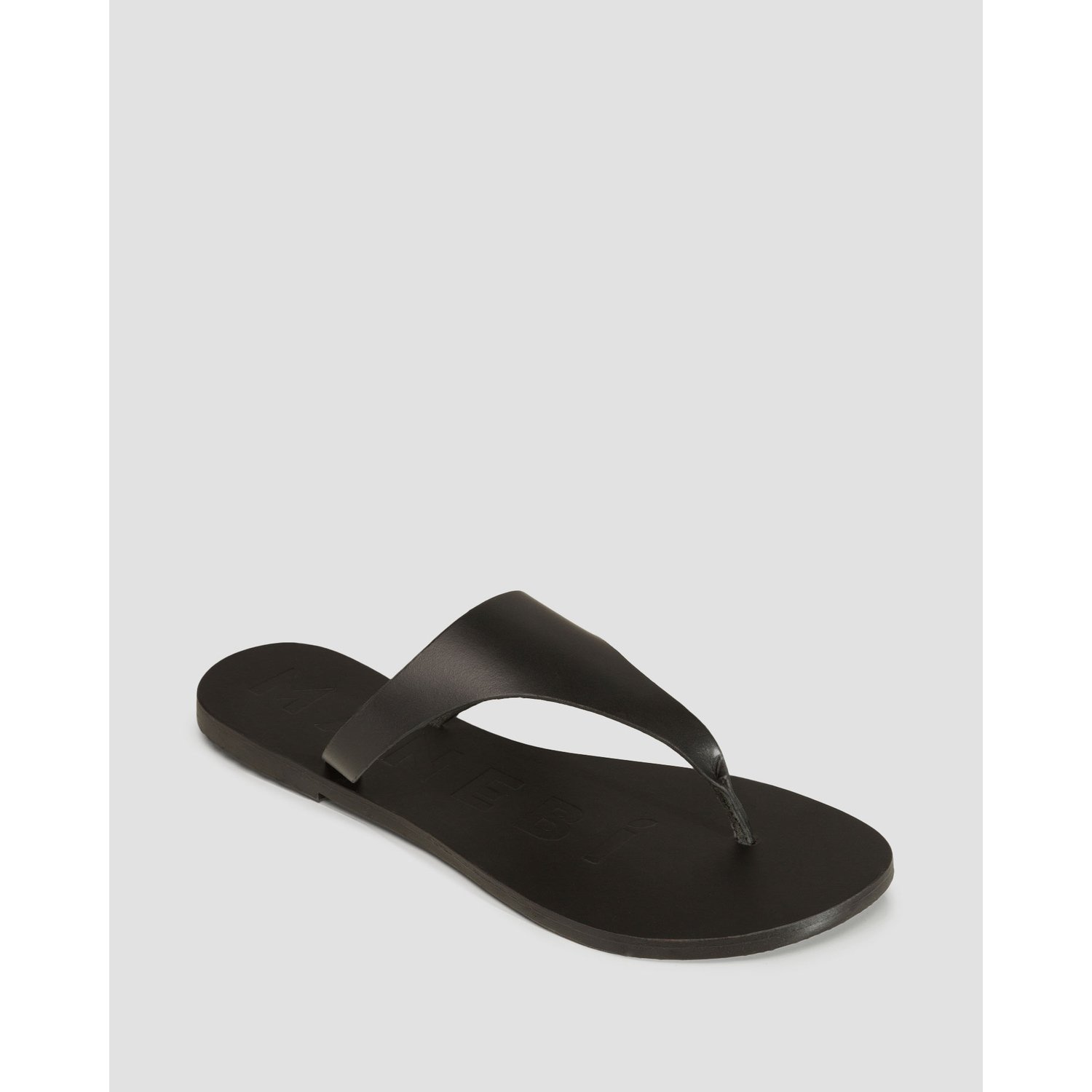 Japonki Skórzane Damskie Manebi Sandals Czarne