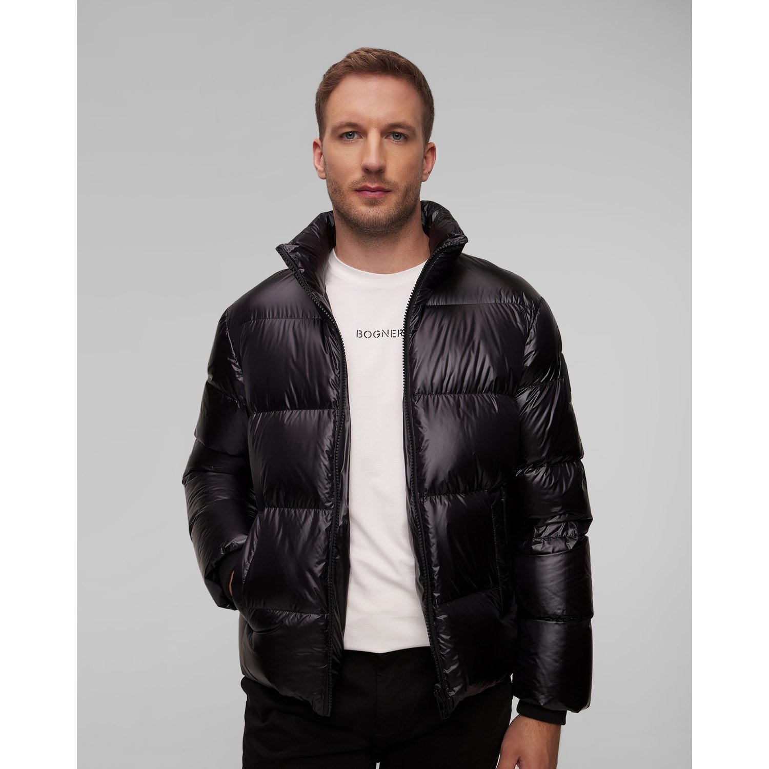 Czarna Kurtka Puchowa Męska Moose Knuckles Kings Puffer