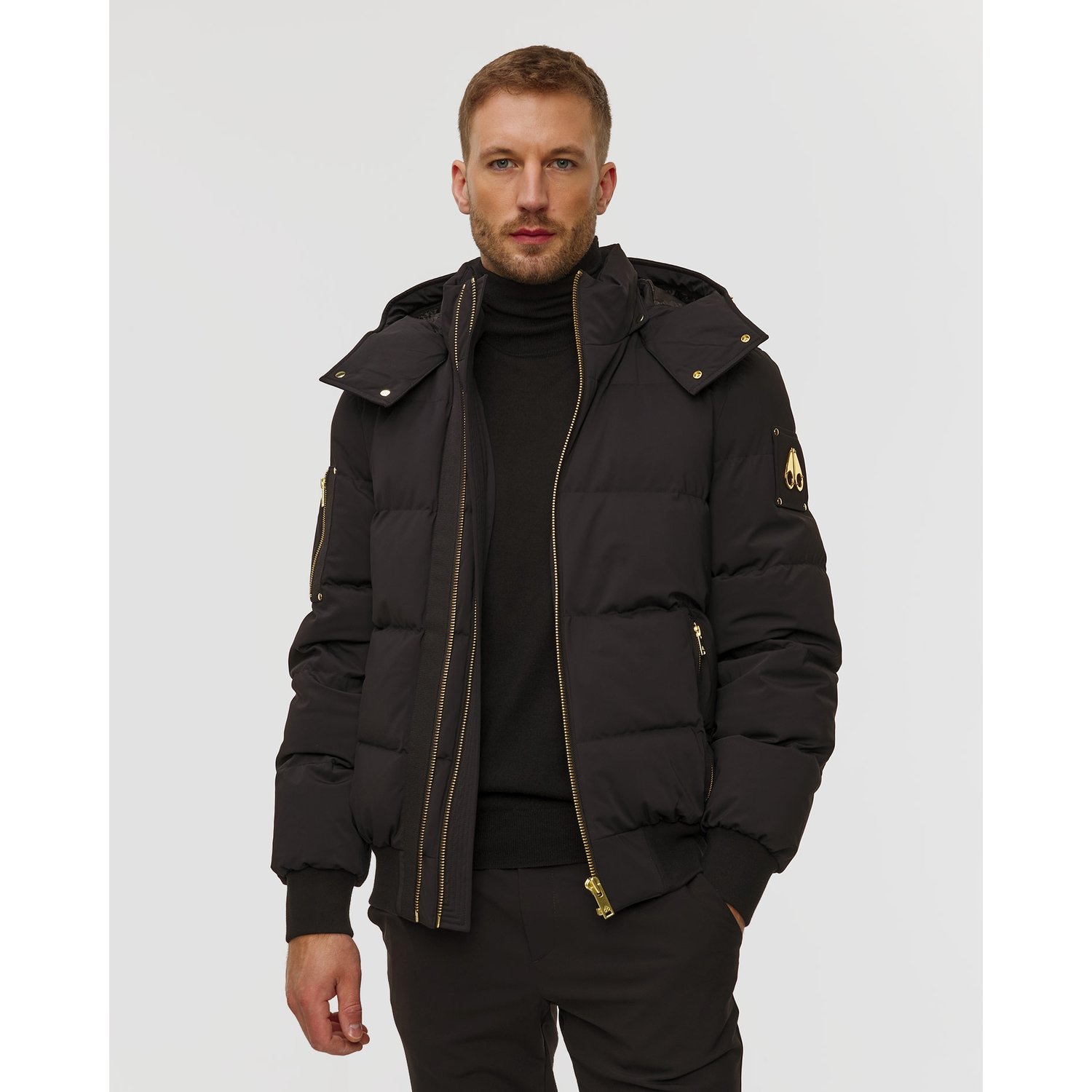 Kurtka Puchowa Męska Moose Knuckles Stagg Bomber
