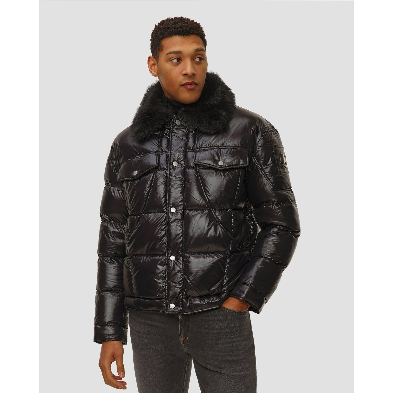 Kurtka Puchowa Męska Moose Knuckles Briar Shirt Jacket