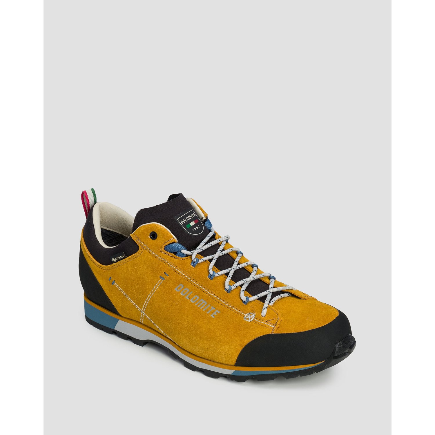 Żółte Niskie Buty Trekkingowe Męskie Dolomite 54 Hike Low Evo Gtx