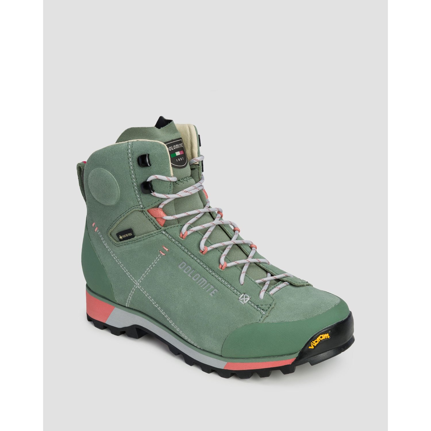 Zielone Wysokie Buty Trekkingowe Damskie Dolomite 54 Hike Evo Gtx