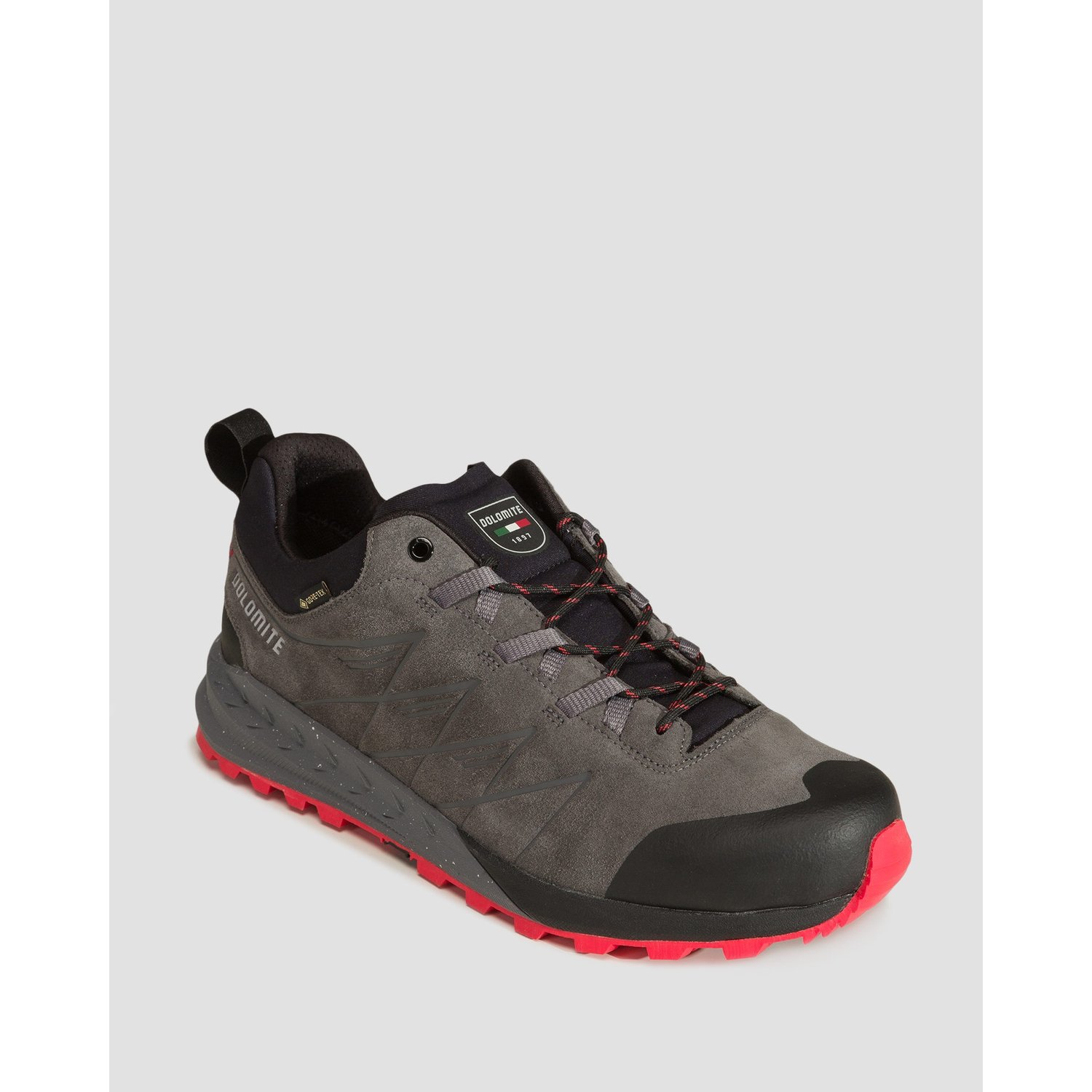 Szare Buty Trekkingowe Niskie Męskie Dolomite Crodanera Gtx
