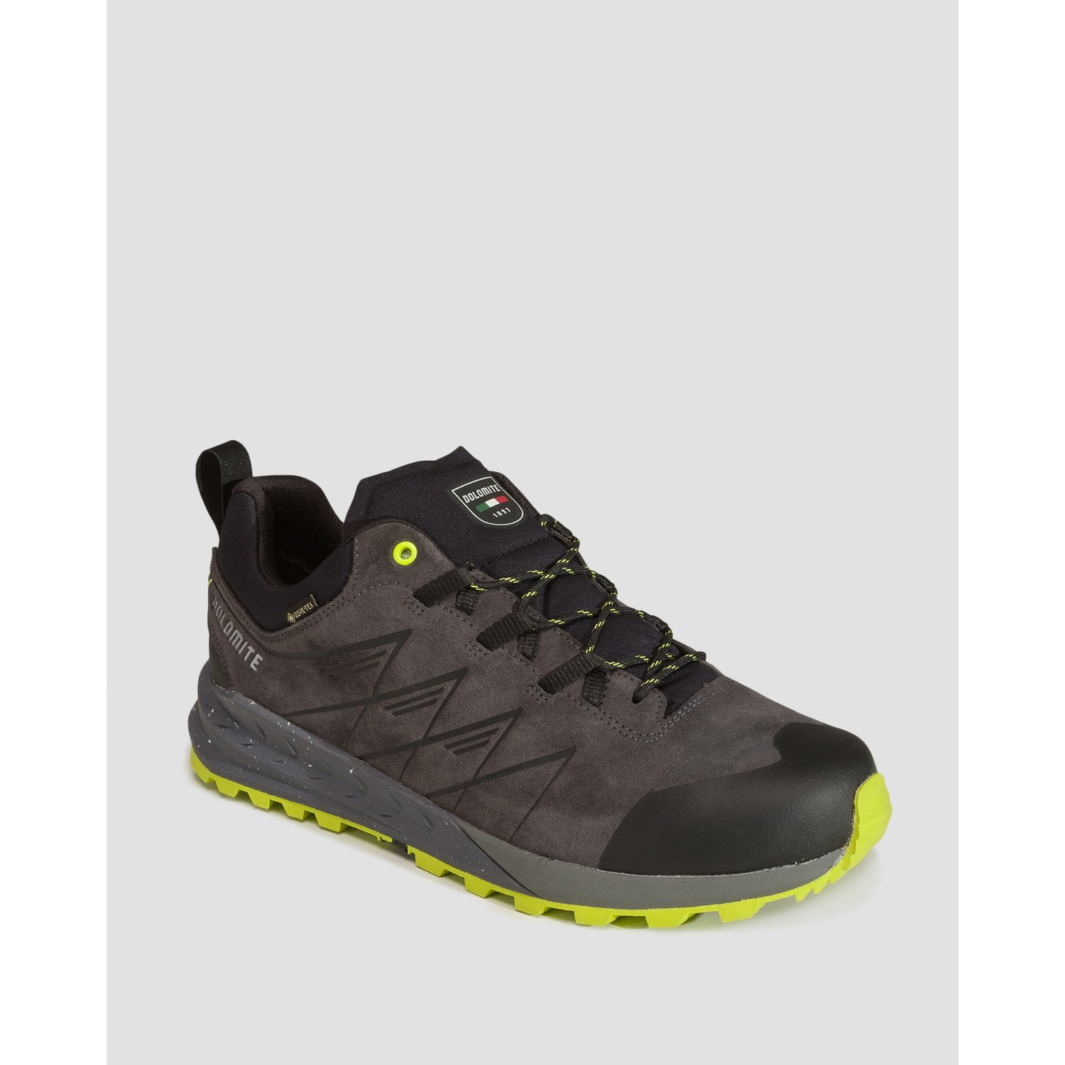 Szare Buty Trekkingowe Niskie Męskie Dolomite Crodanera Gtx