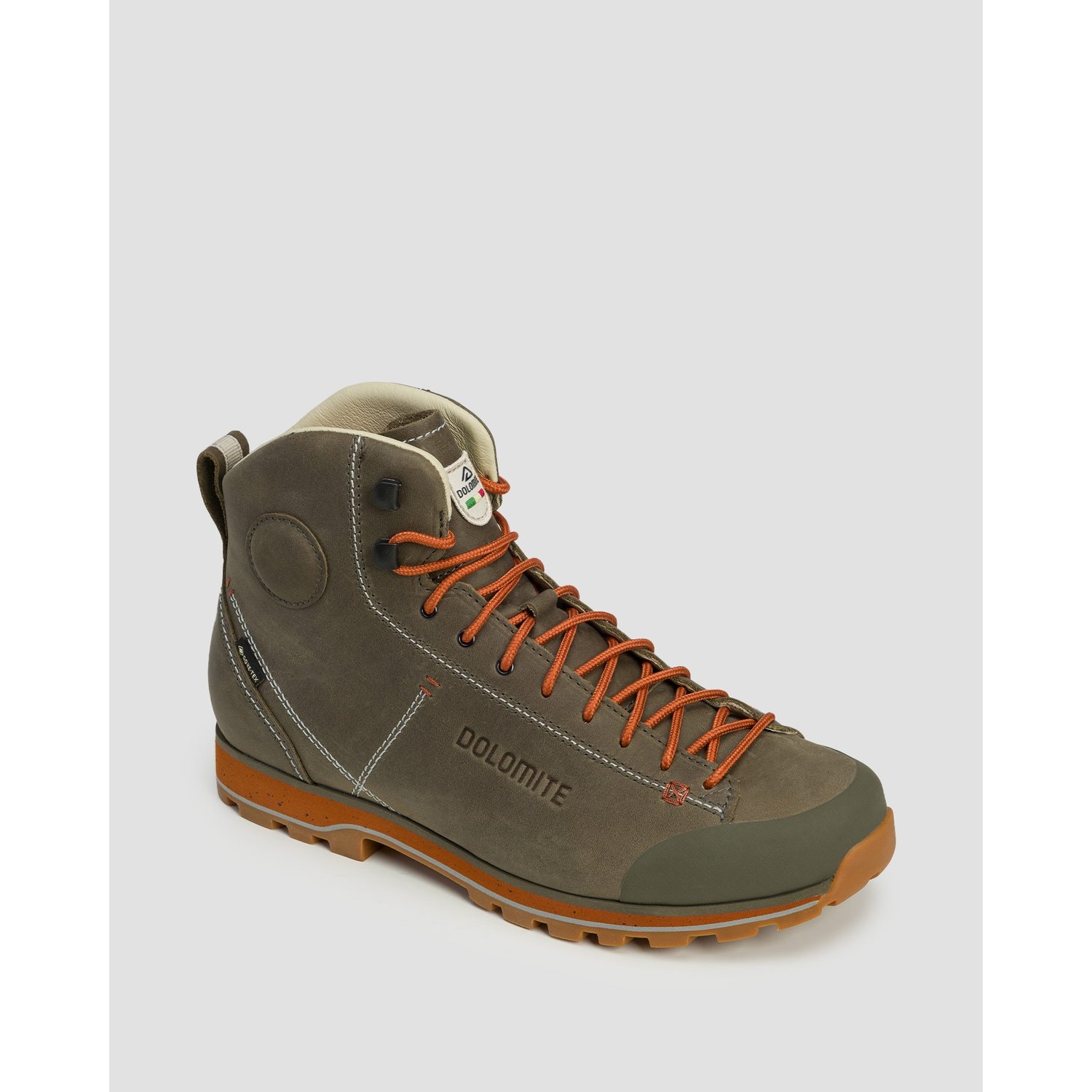 Wysokie Skórzane Buty Trekkingowe Dolomite 54 High Fg Evo Gtx Zielono-beżowe