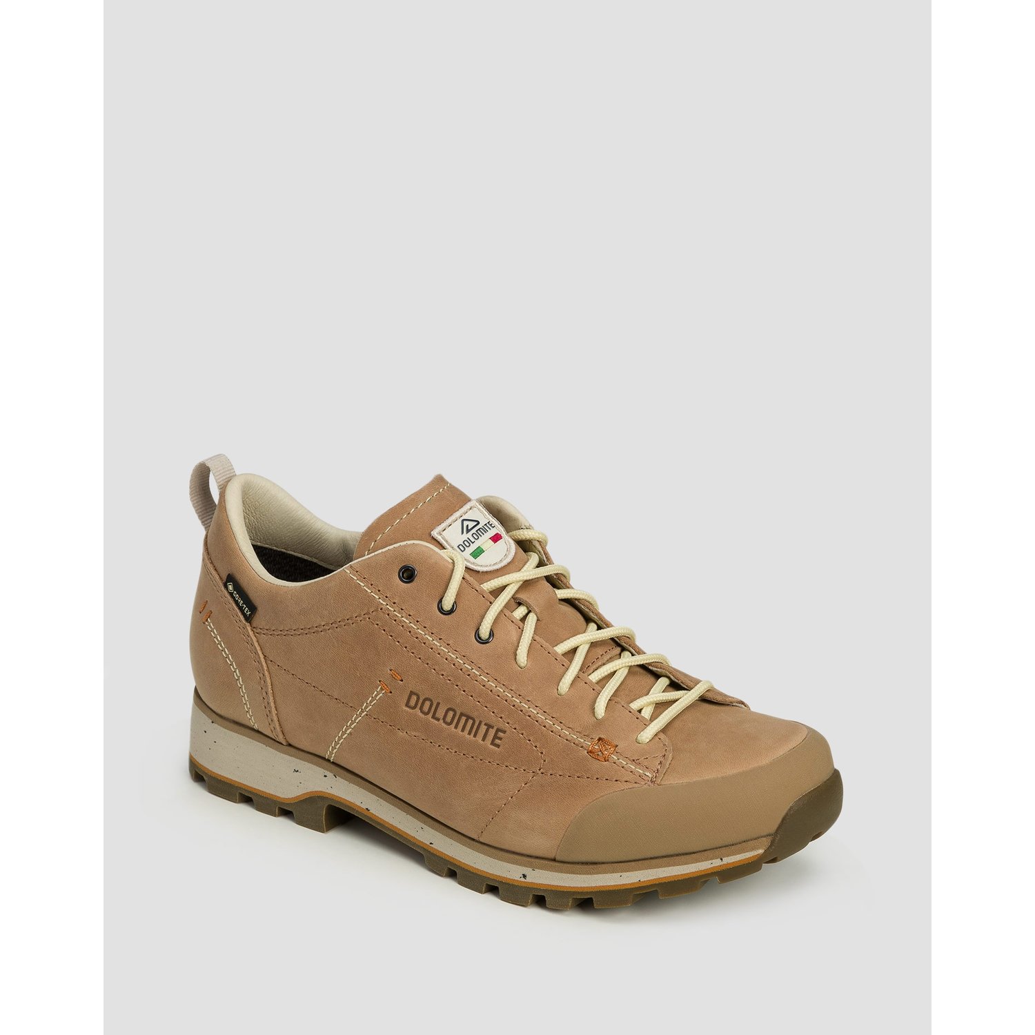 Niskie Skórzane Damskie Buty Trekkingowe Dolomite 54 Low Fg Evo Gtx Beżowe