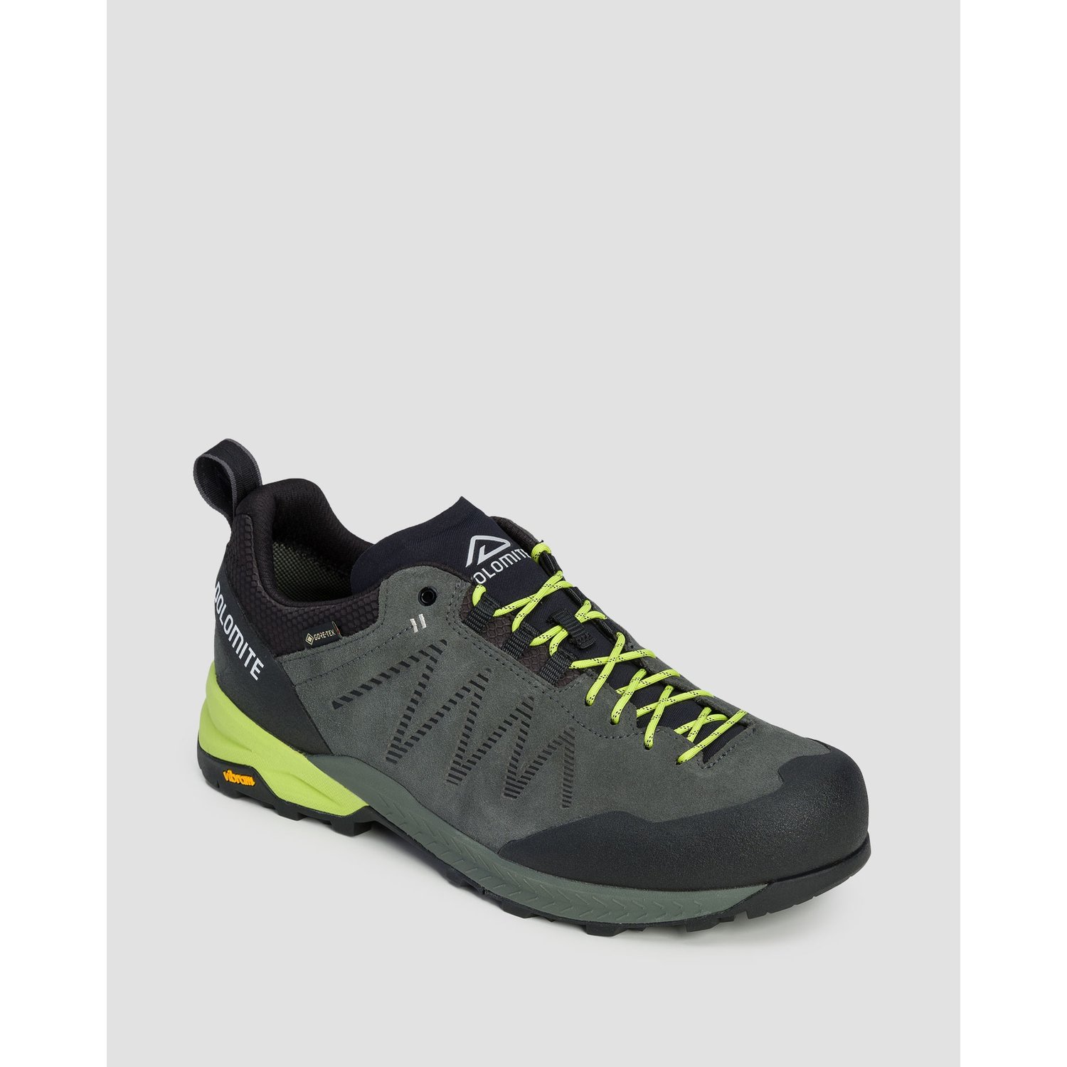 Zielone Niskie Buty Podejściowe Męskie Dolomite Crodarossa Leather Gtx