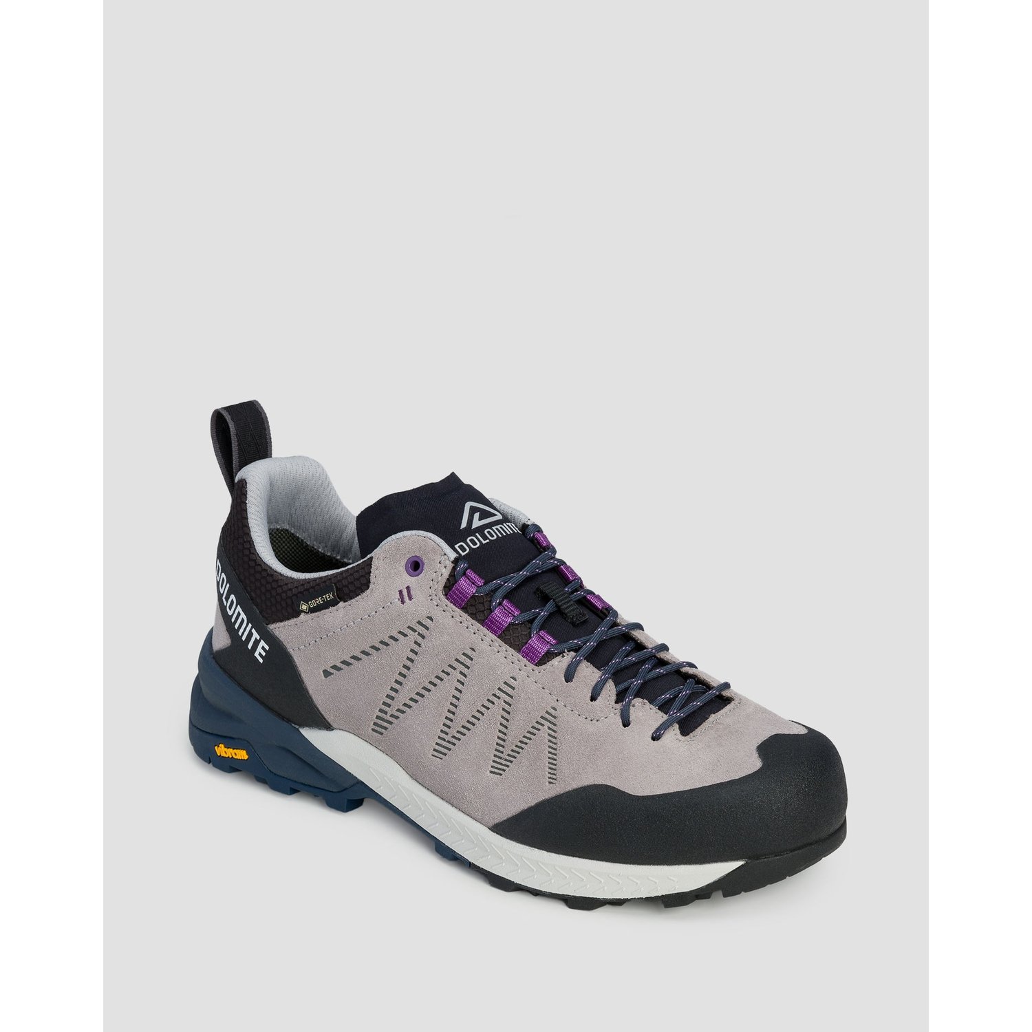 Szare Niskie Buty Podejściowe Damskie Dolomite Crodarossa Leather Gtx
