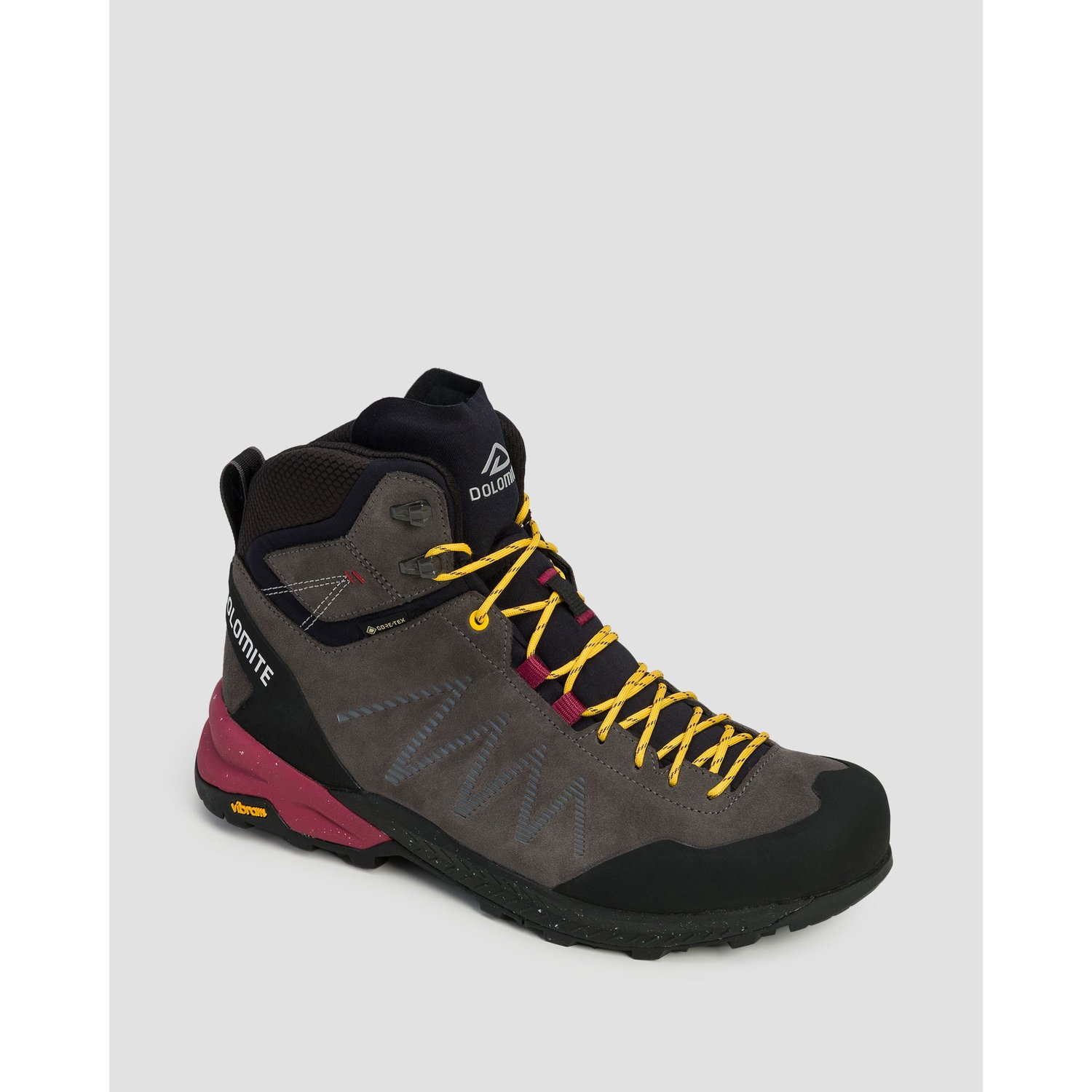 Wysokie Buty Trekkingowe Męskie Dolomite Crodarossa Leather High Gtx Szare