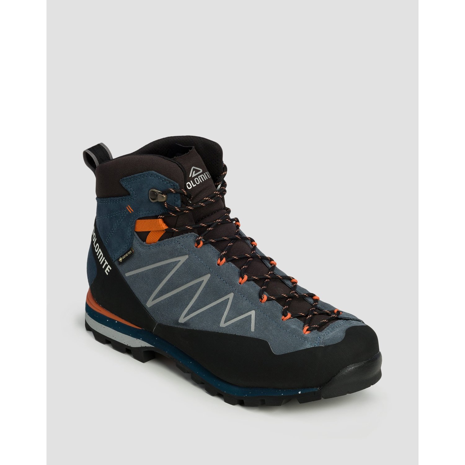 Wysokie Skórzane Buty Podejściowe Męskie Dolomite Crodarossa Hi Gtx 2.0 Granatowe