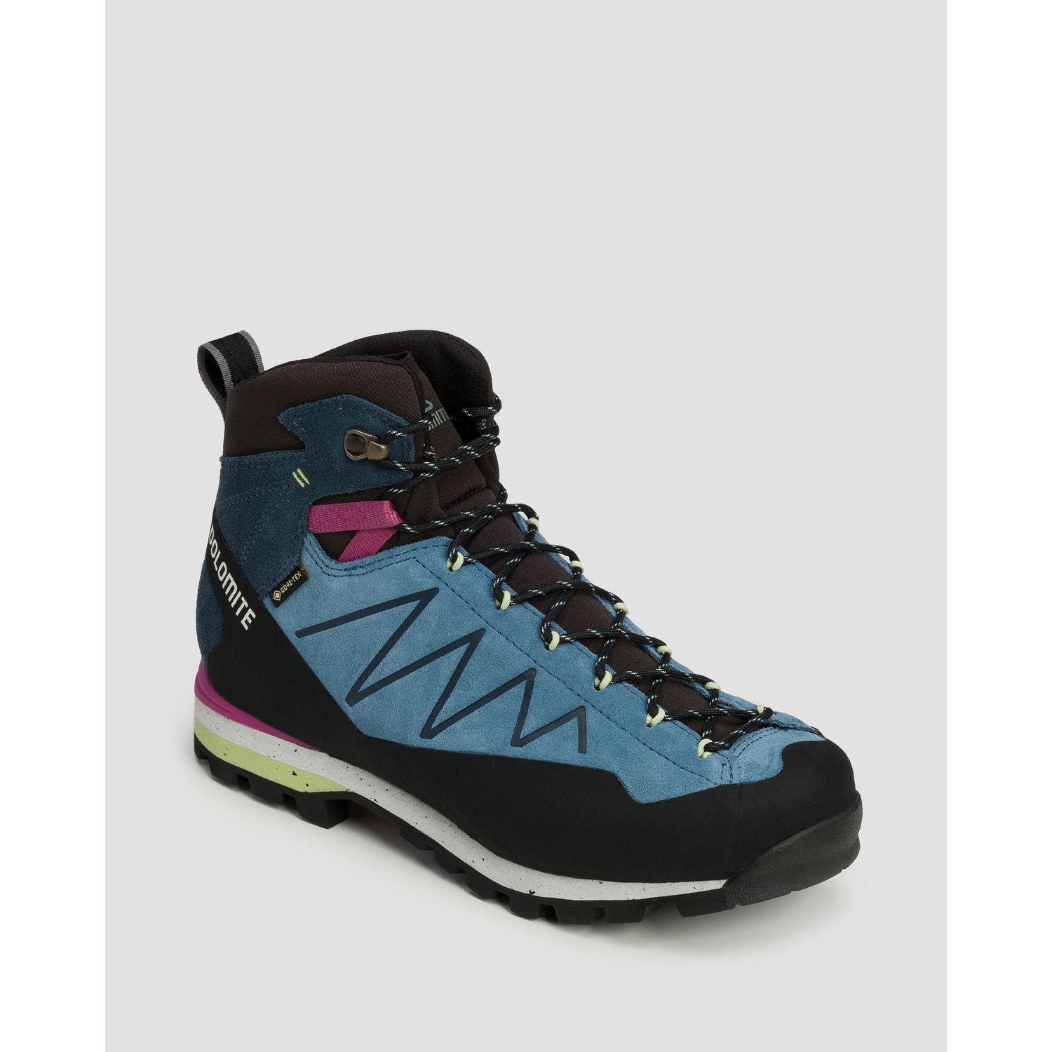 Wysokie Skórzane Buty Podejściowe Damskie Dolomite Crodarossa Hi Gtx 2.0 Niebiesko-granatowe