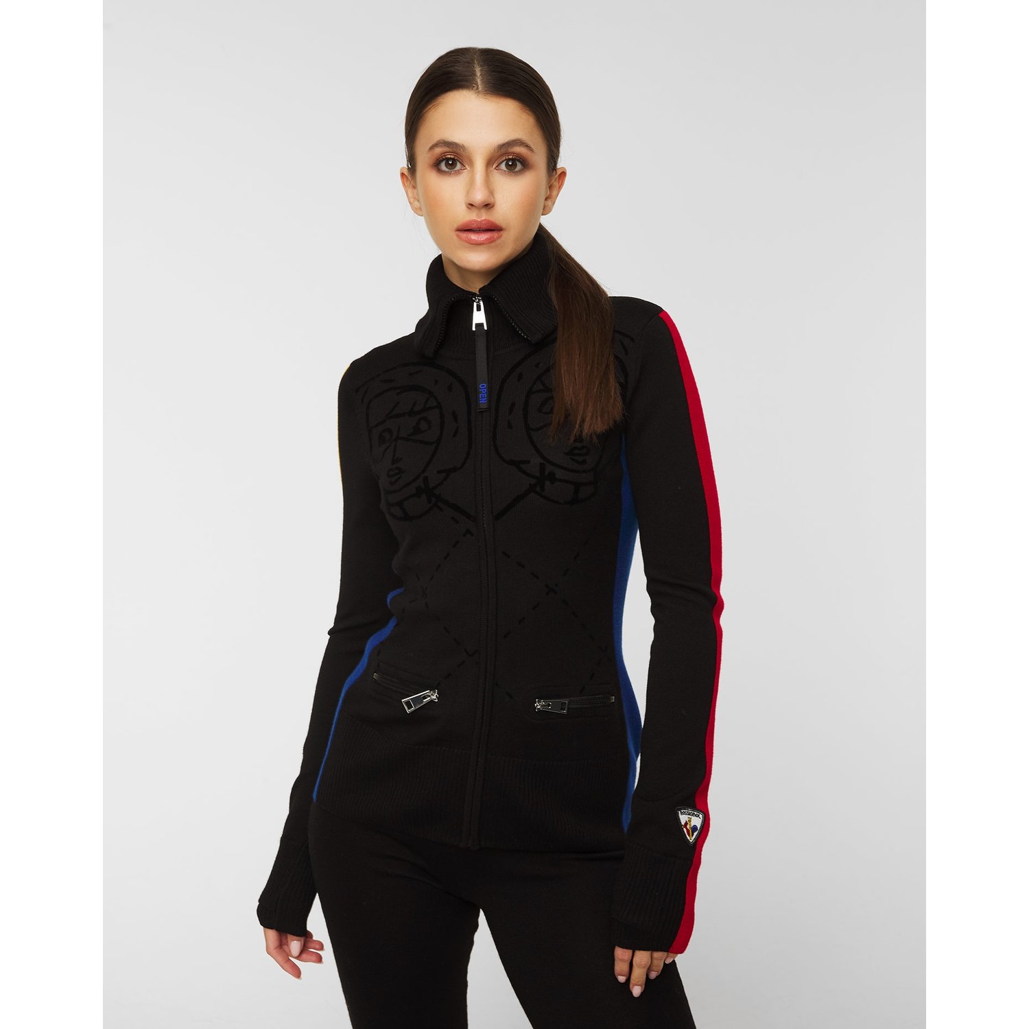 Sweter Wełniany Rossignol Twins Full Zip