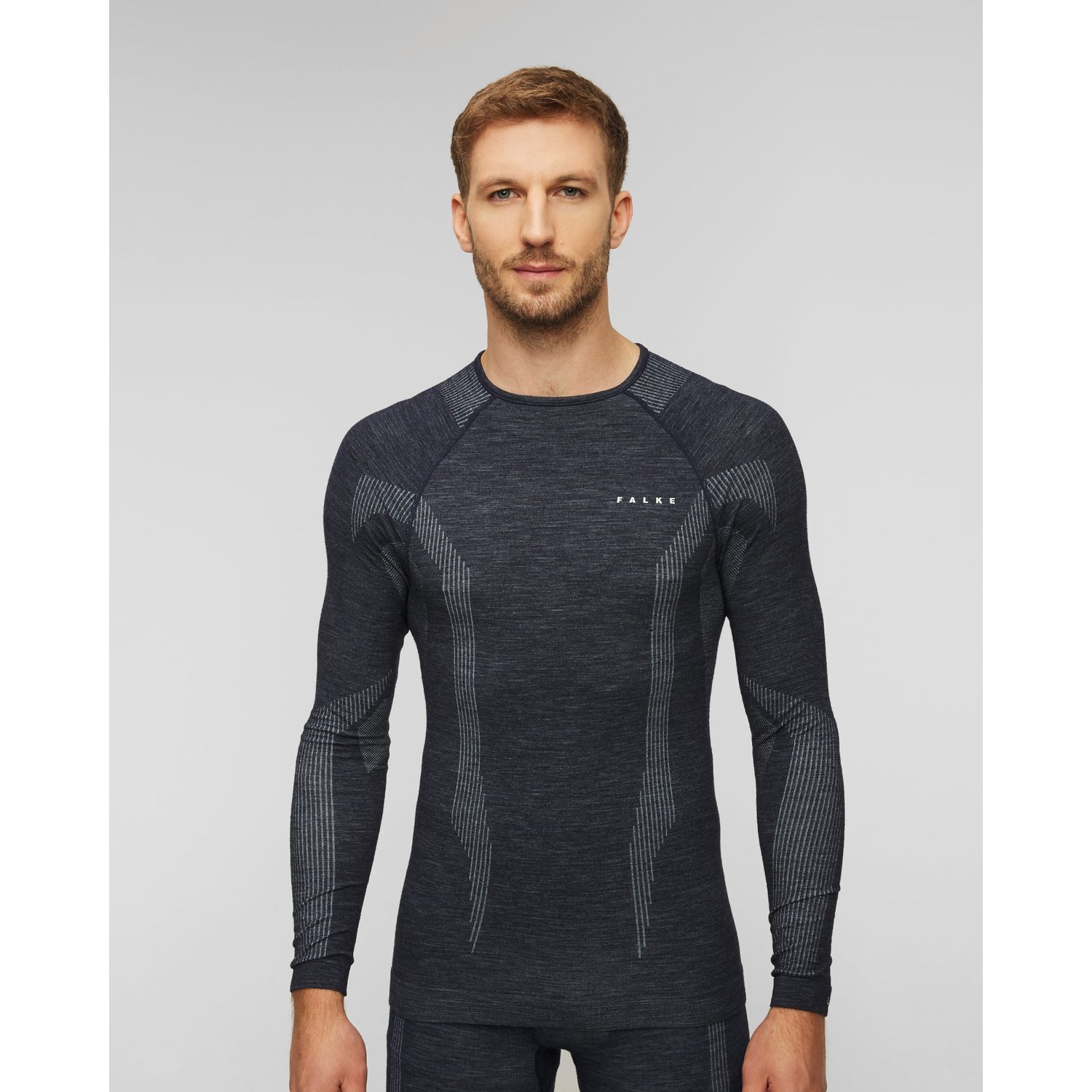 Longsleeve Termoaktywny Męski Falke Wool-tech