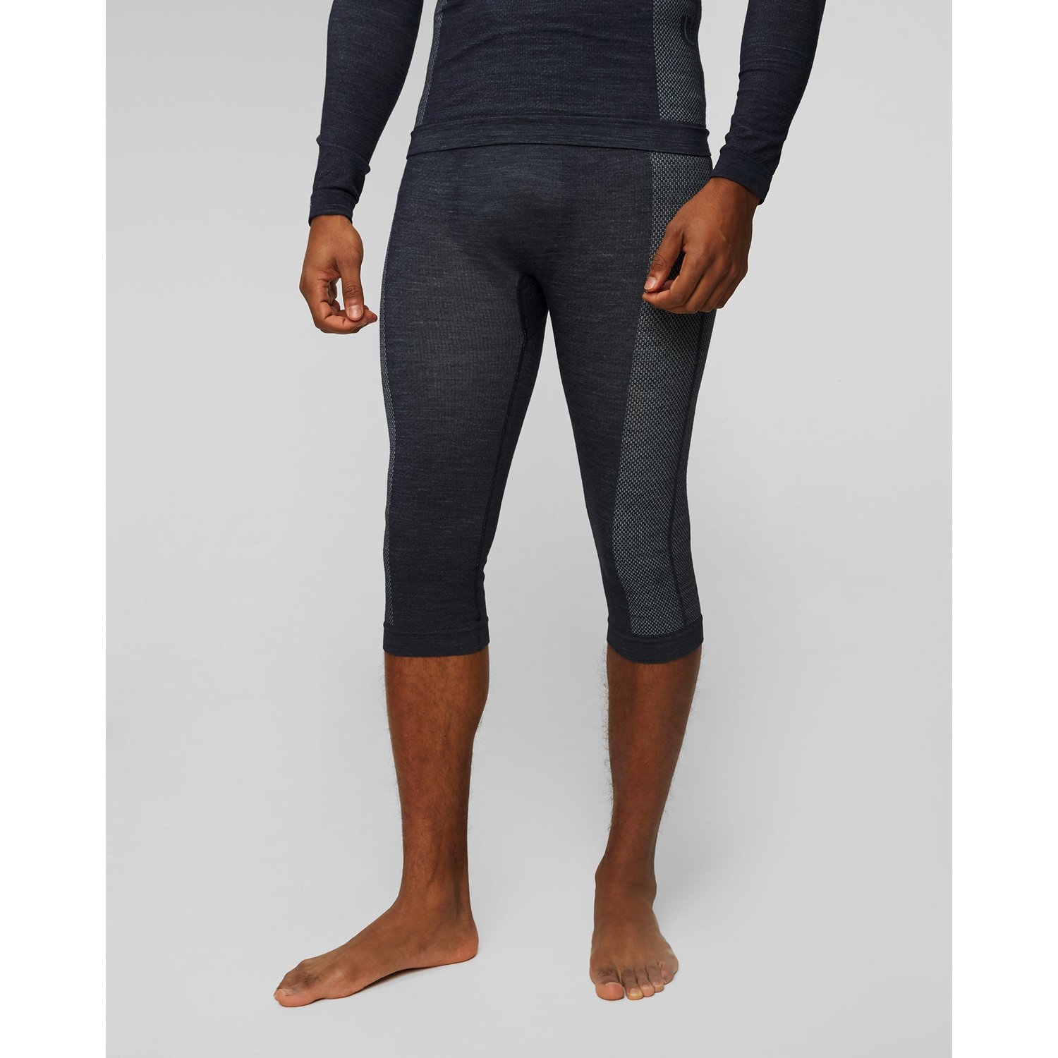 Leginsy Merino Męskie Falke Wool-tech 3/4