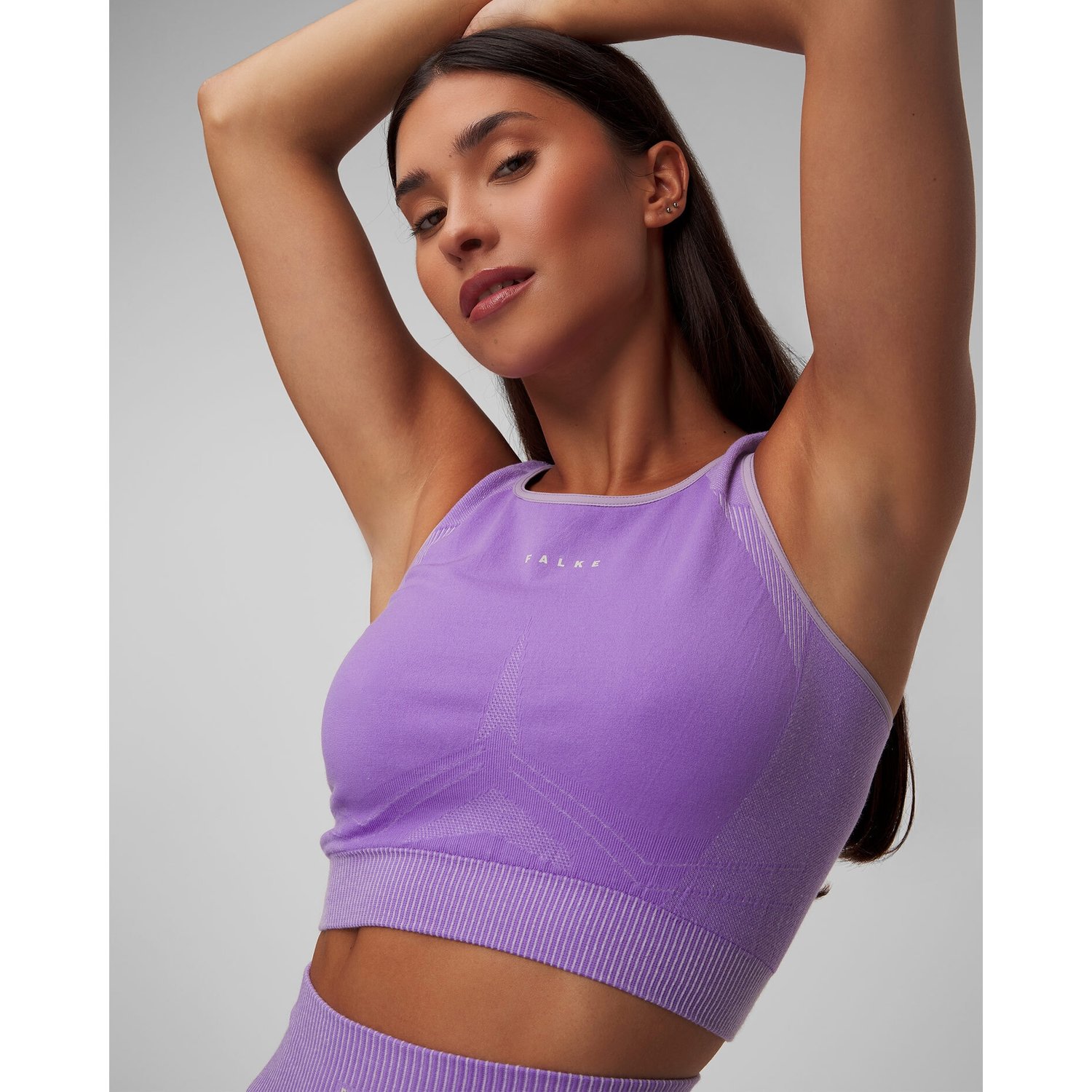 Fioletowy Top Do Jogi Falke Yoga Bra