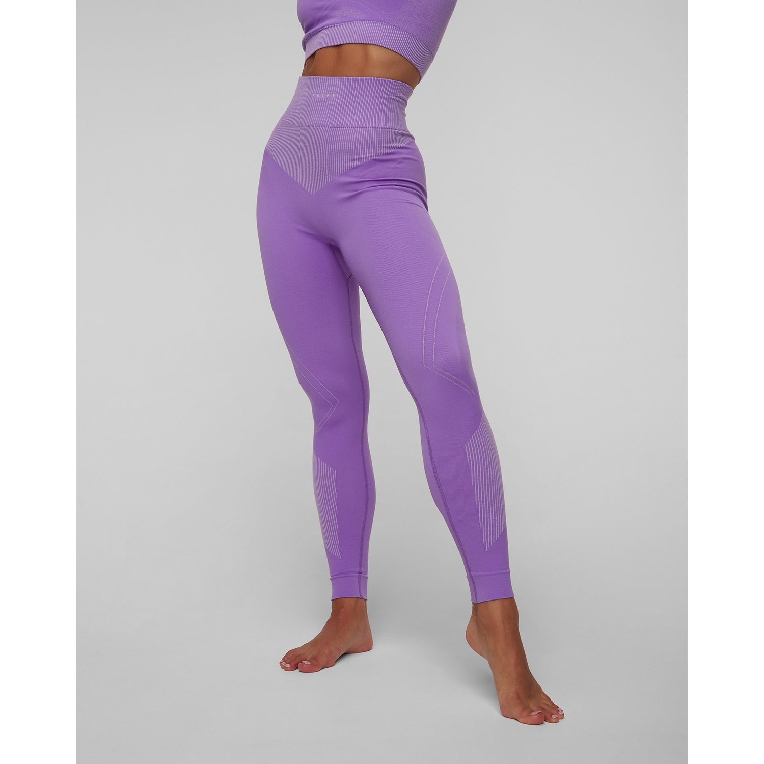Fioletowe Leginsy Do Jogi Damskie Falke Yoga