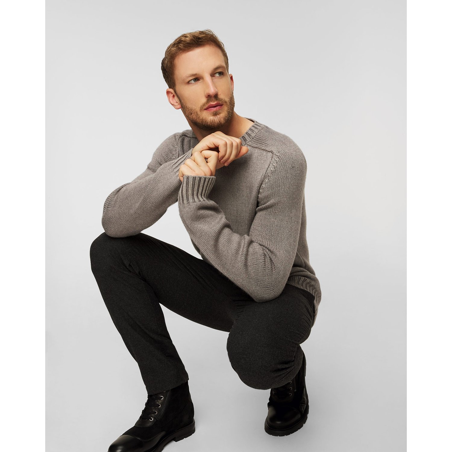 Sweter Wełniany Męski Dondup