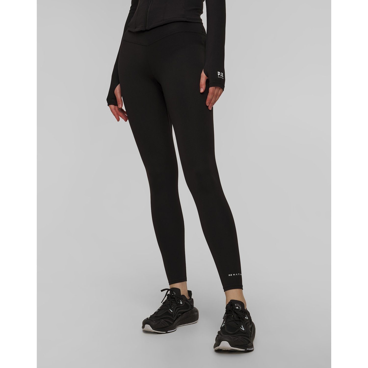 Czarne Leginsy Damskie Pe Nation Signature F L Legging