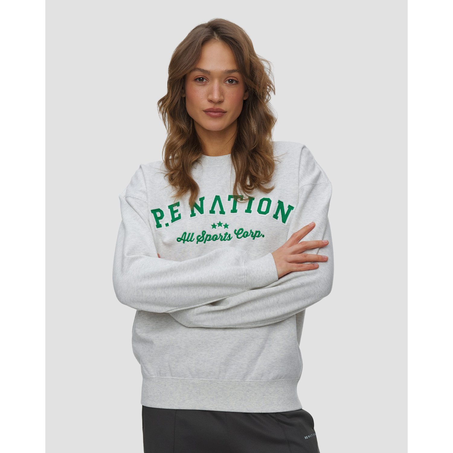 Szara Bluza Damska Pe Nation Dynamic Sweat