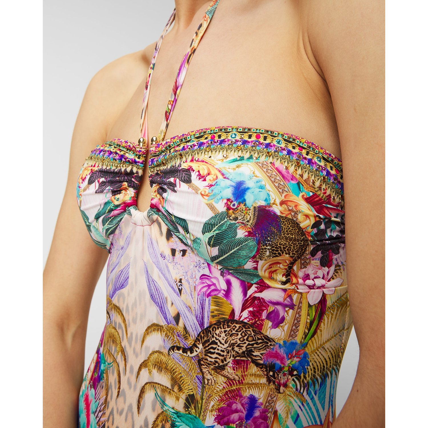Strój Camilla Bandeau One Piece With Ring Trim