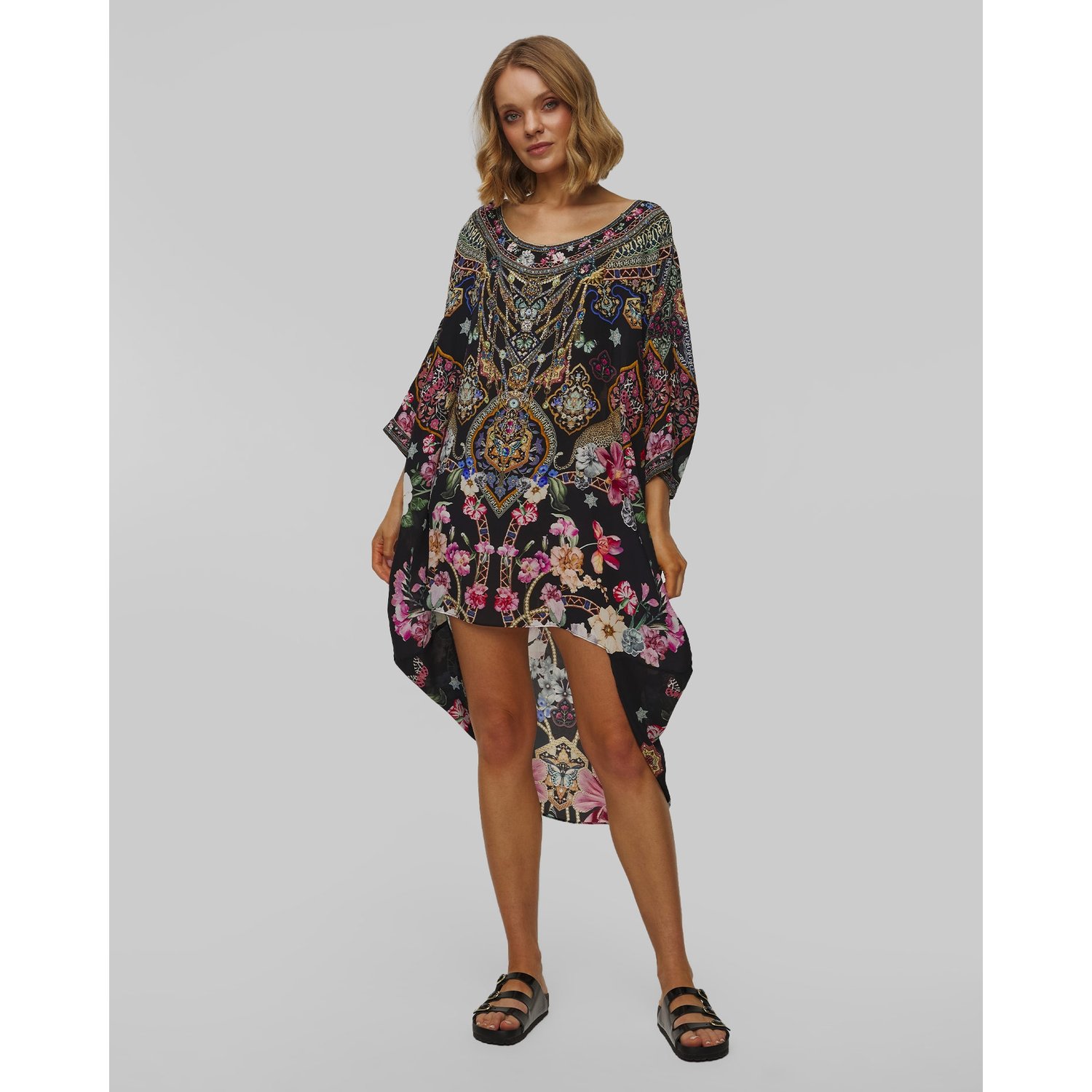 Tunika Jedwabna Damska Camilla Scoop Back Hem