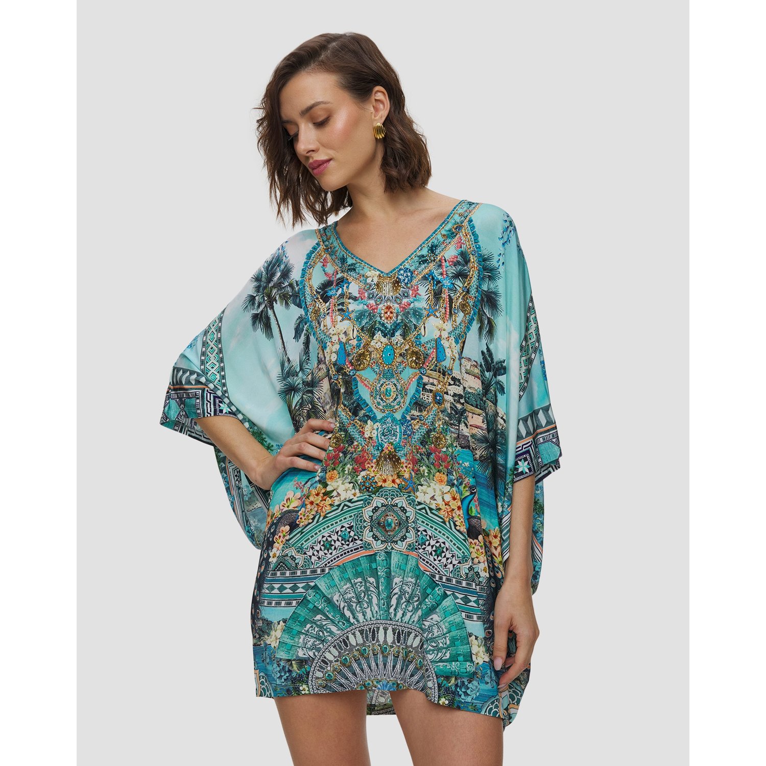 Tunika Z Wiskozy Damska Camilla