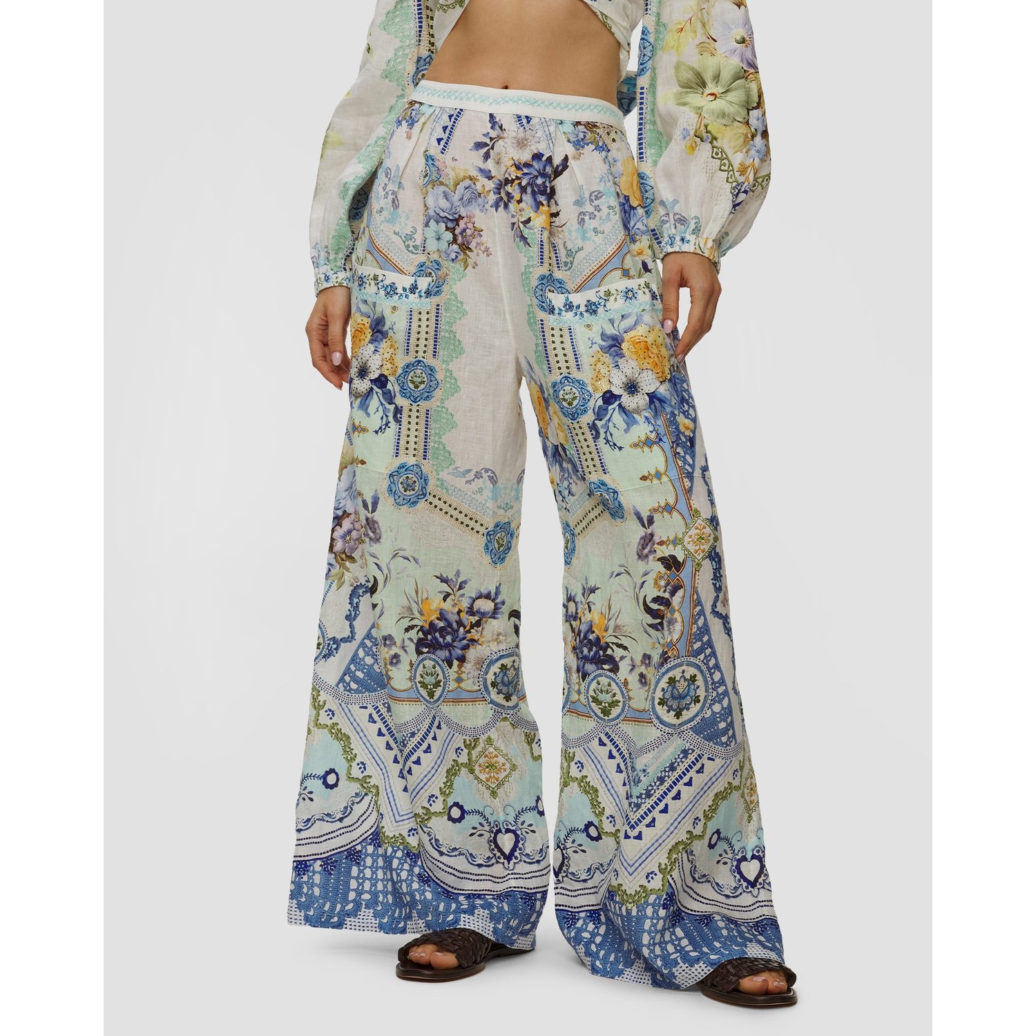 Spodnie Lniane Damskie Camilla