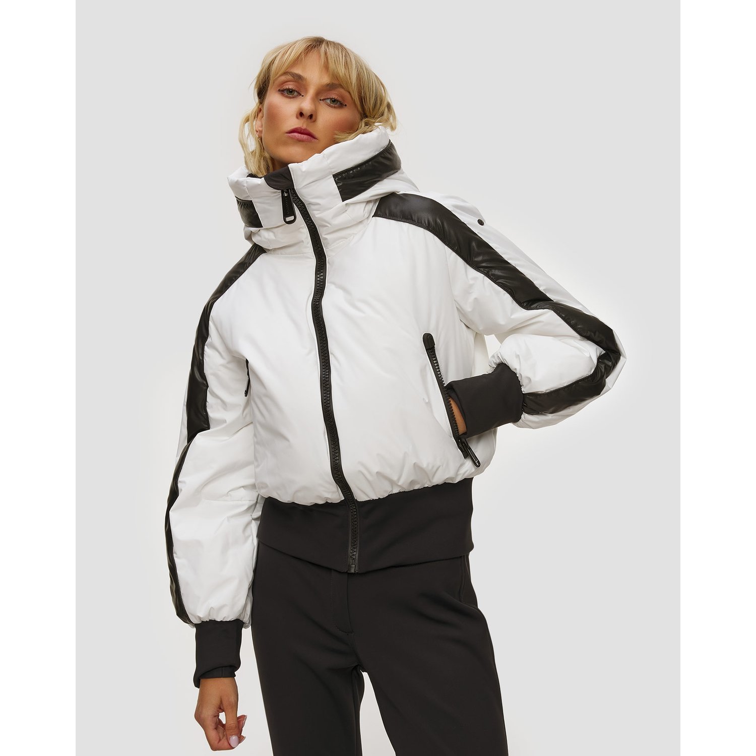 Biała Kurtka Narciarska Damska Goldbergh Volare