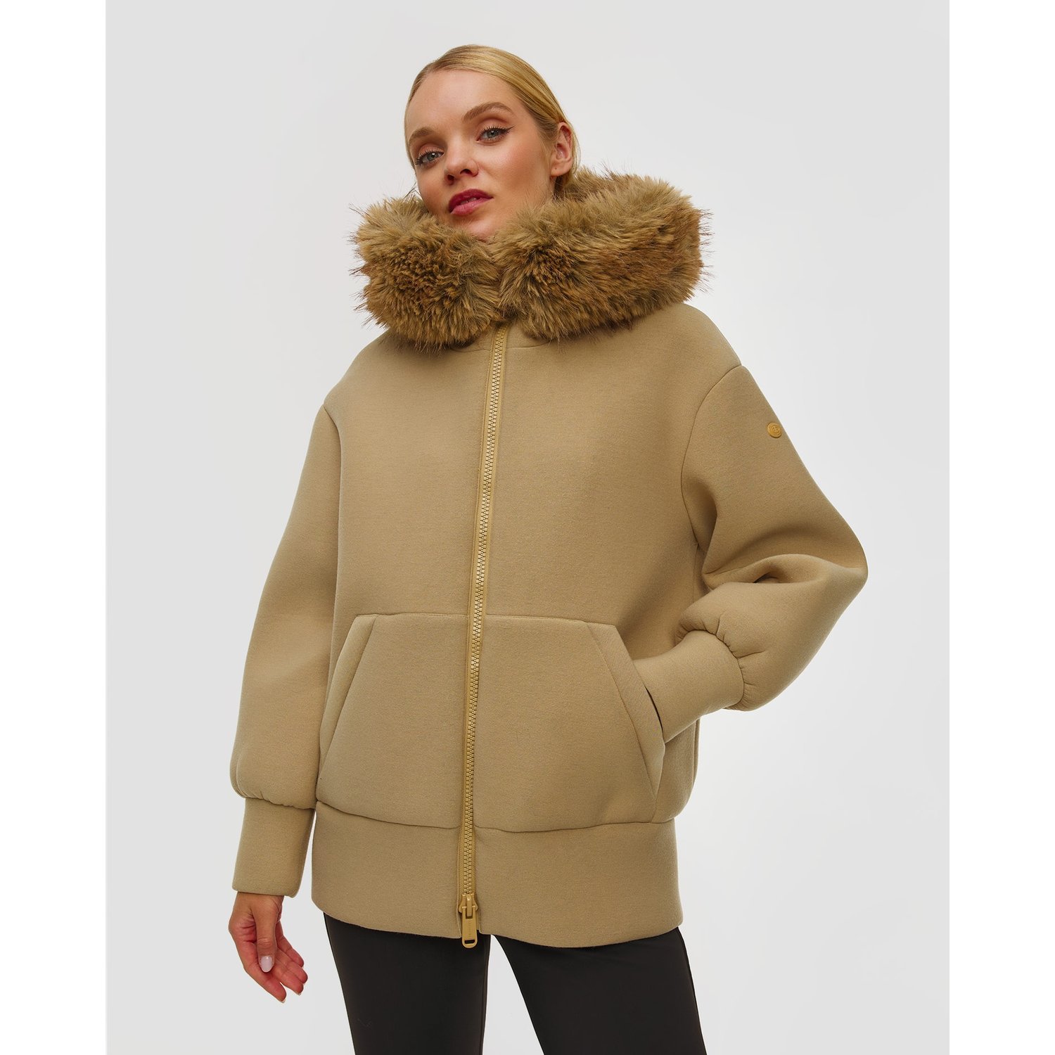 Beżowa Kurtka Damska Goldbergh Luce