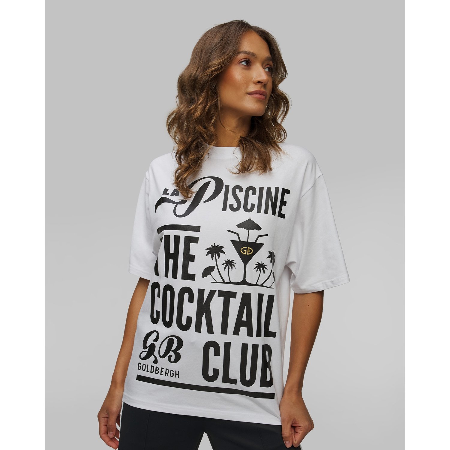 T-shirt Bawełniany Goldbergh Kir Royal