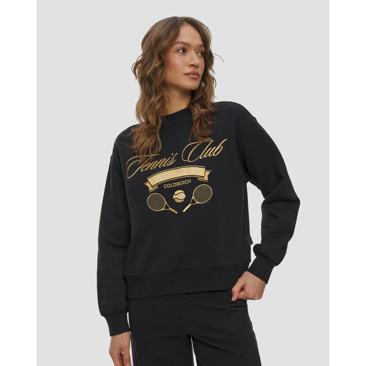 Czarna Bluza Damska Goldbergh Brunie