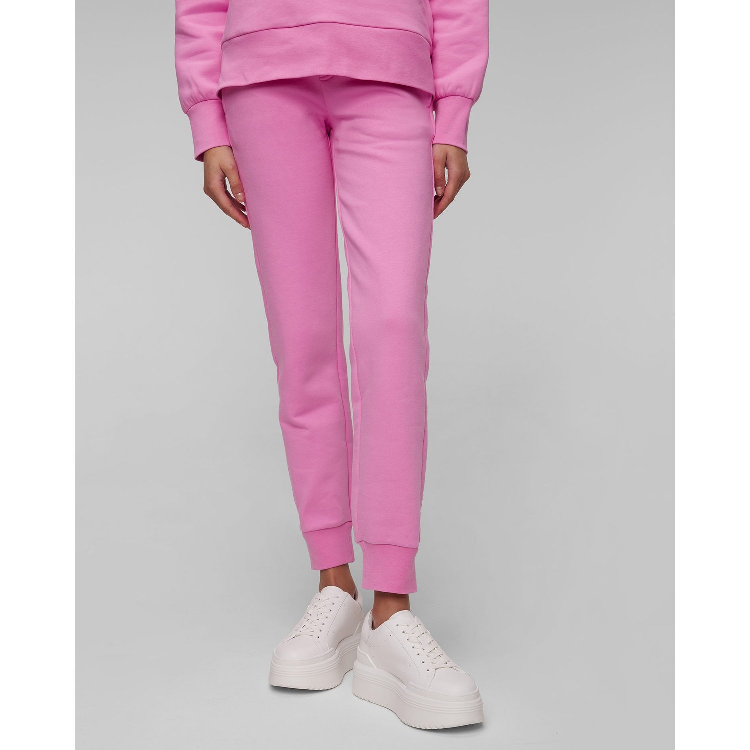 Różowe Spodnie Dresowe Goldbergh Ease