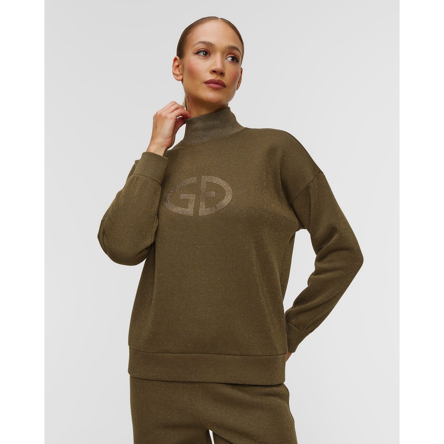 Oliwkowa Bluza Damska Goldbergh Sizzle