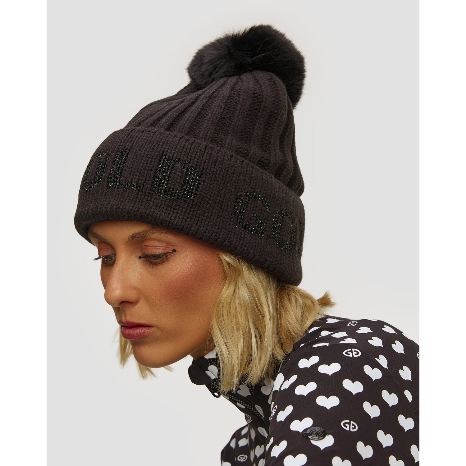 Czapka Wełniana Damska Goldbergh Hodd Czarna