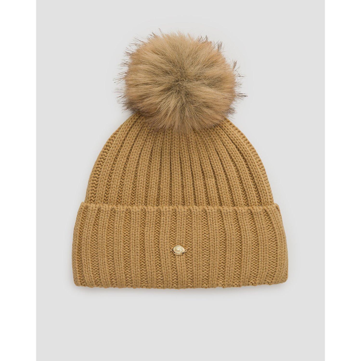 Czapka Wełniana Damska Goldbergh Una Brązowa