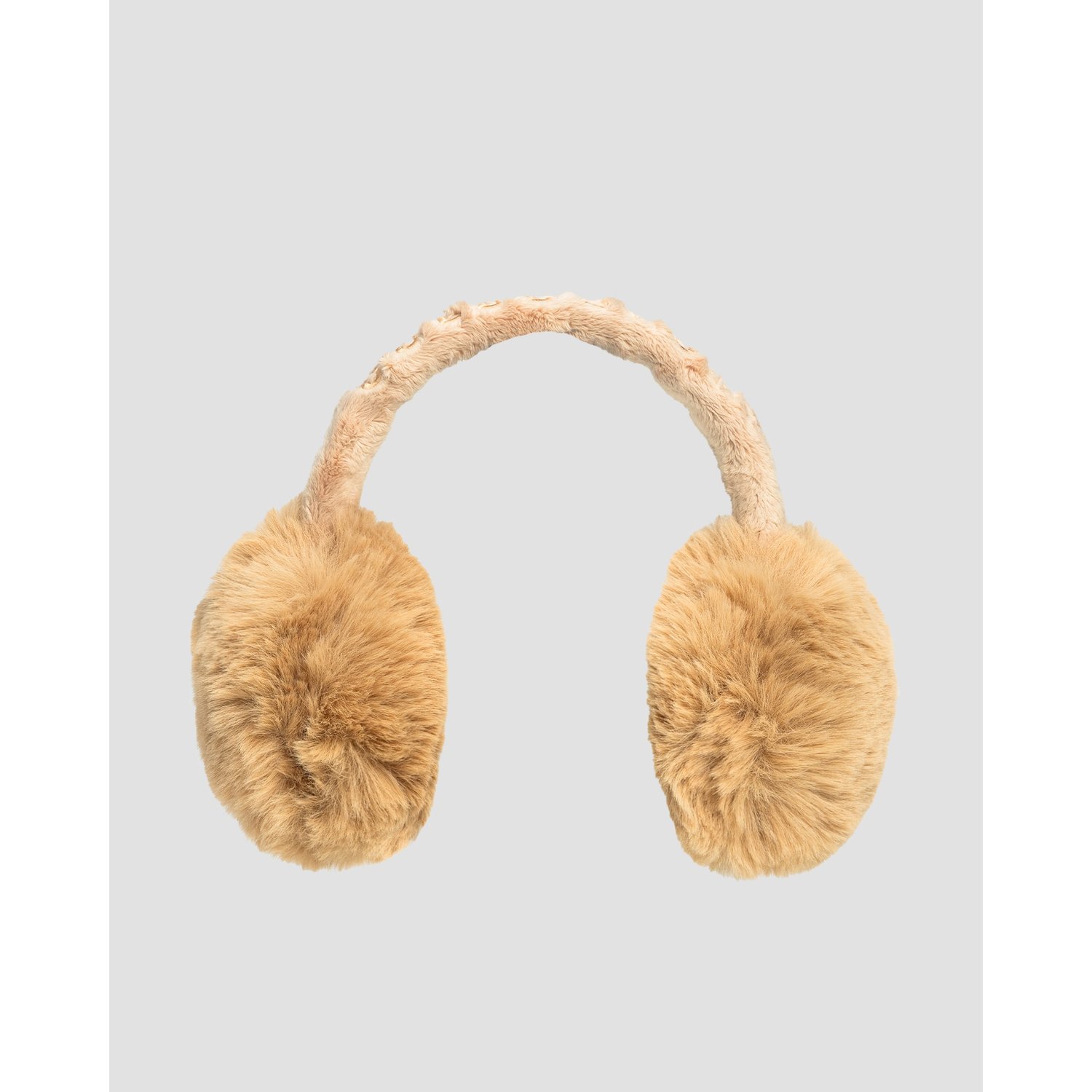 Nauszniki Damskie Goldbergh Fluffy Beżowe