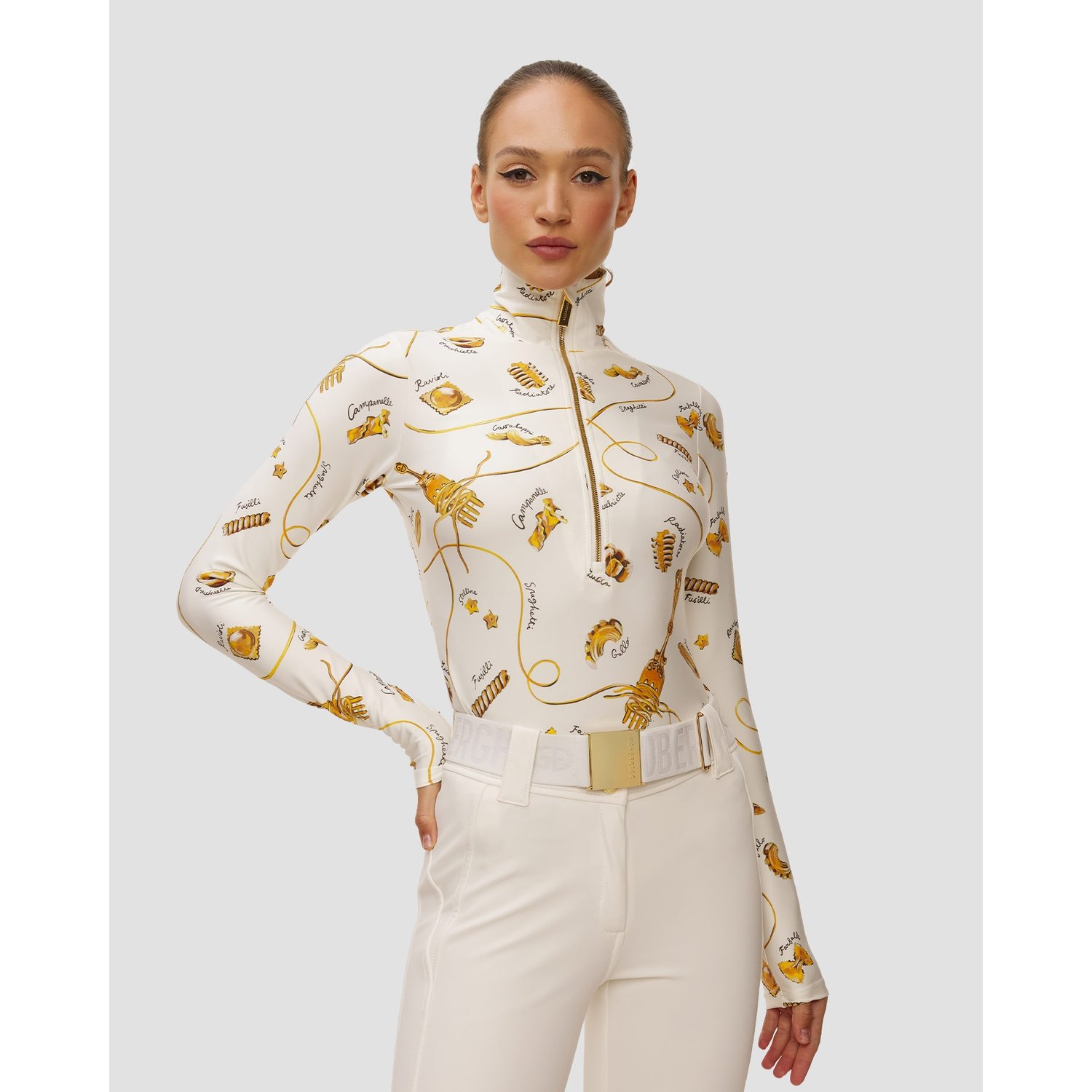 Golf Narciarski Damski Goldbergh Gold Exclusive Farfalle