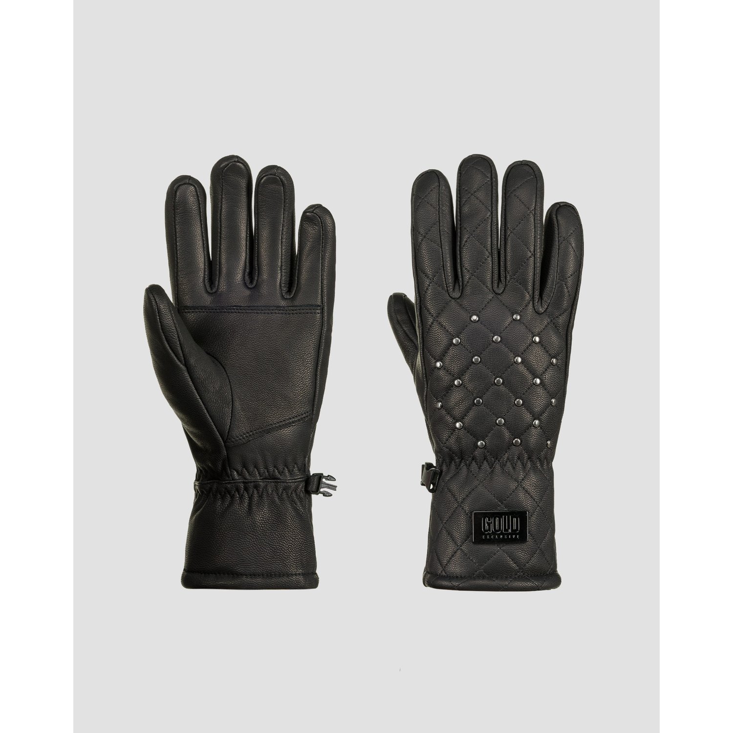 Rękawiczki Skórzane Damskie Goldbergh Gold Exclusive Glisten