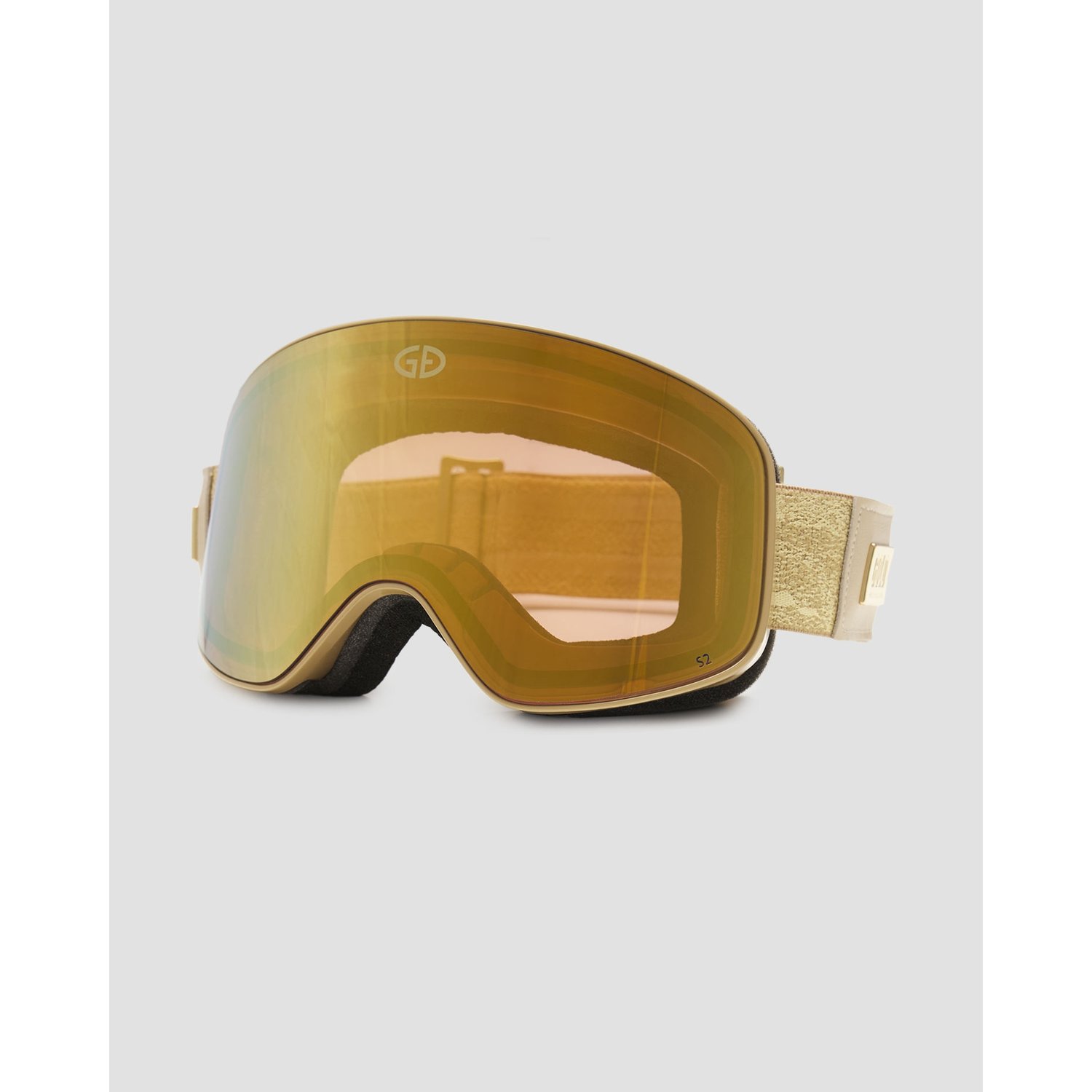 Złote Gogle Narciarskie Damskie Goldbergh Gold Exclusive Veil