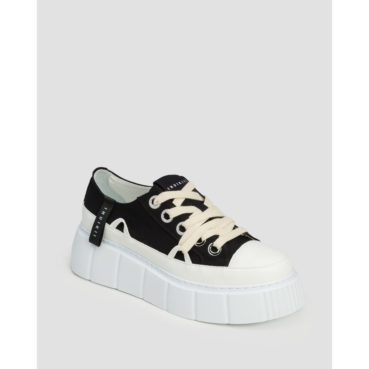 Czarne Buty Damskie Inuikii Matilda Canvas Low