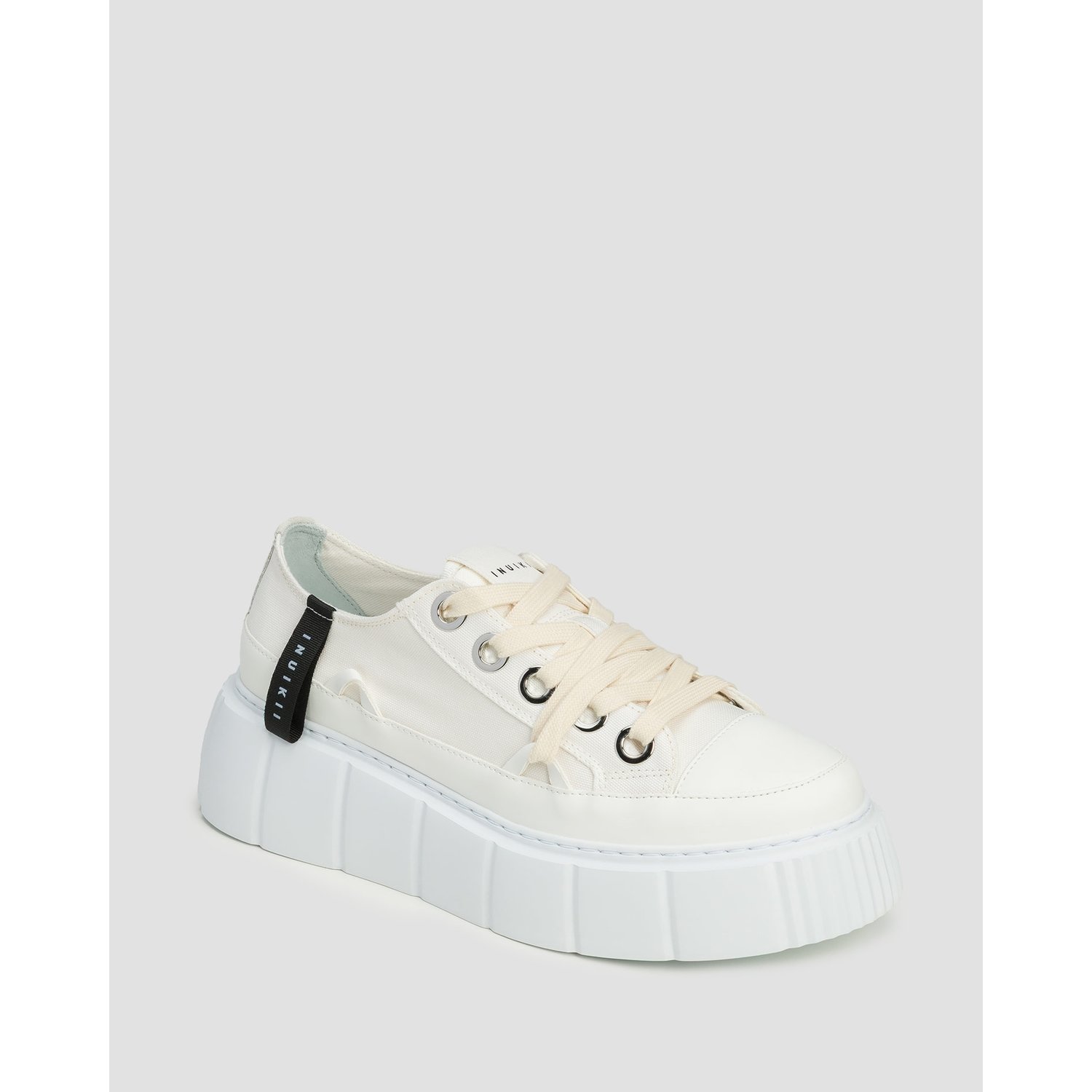 Białe Buty Damskie Inuikii Matilda Canvas Low