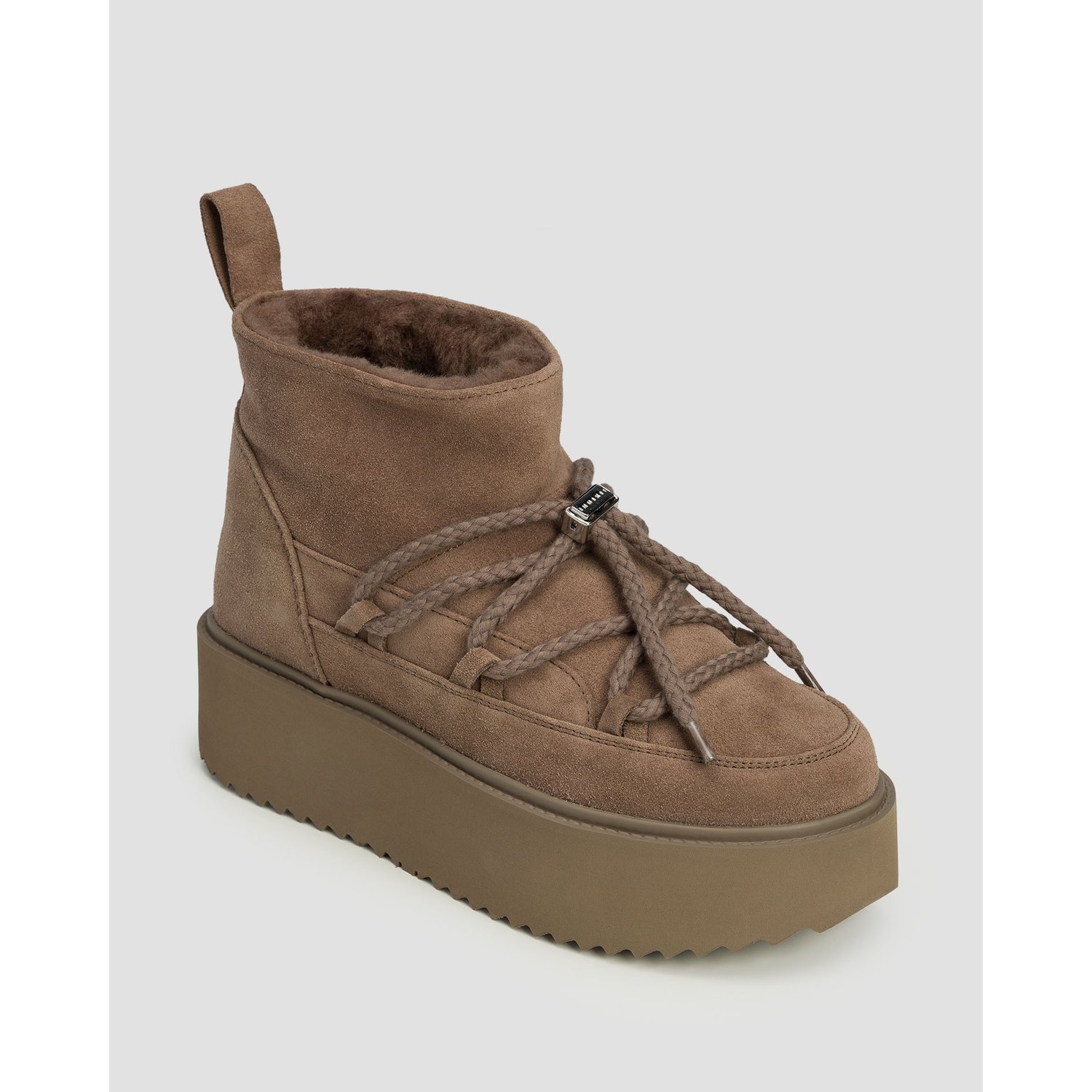 Brązowe Buty Damskie Inuikii Classic Low Platform