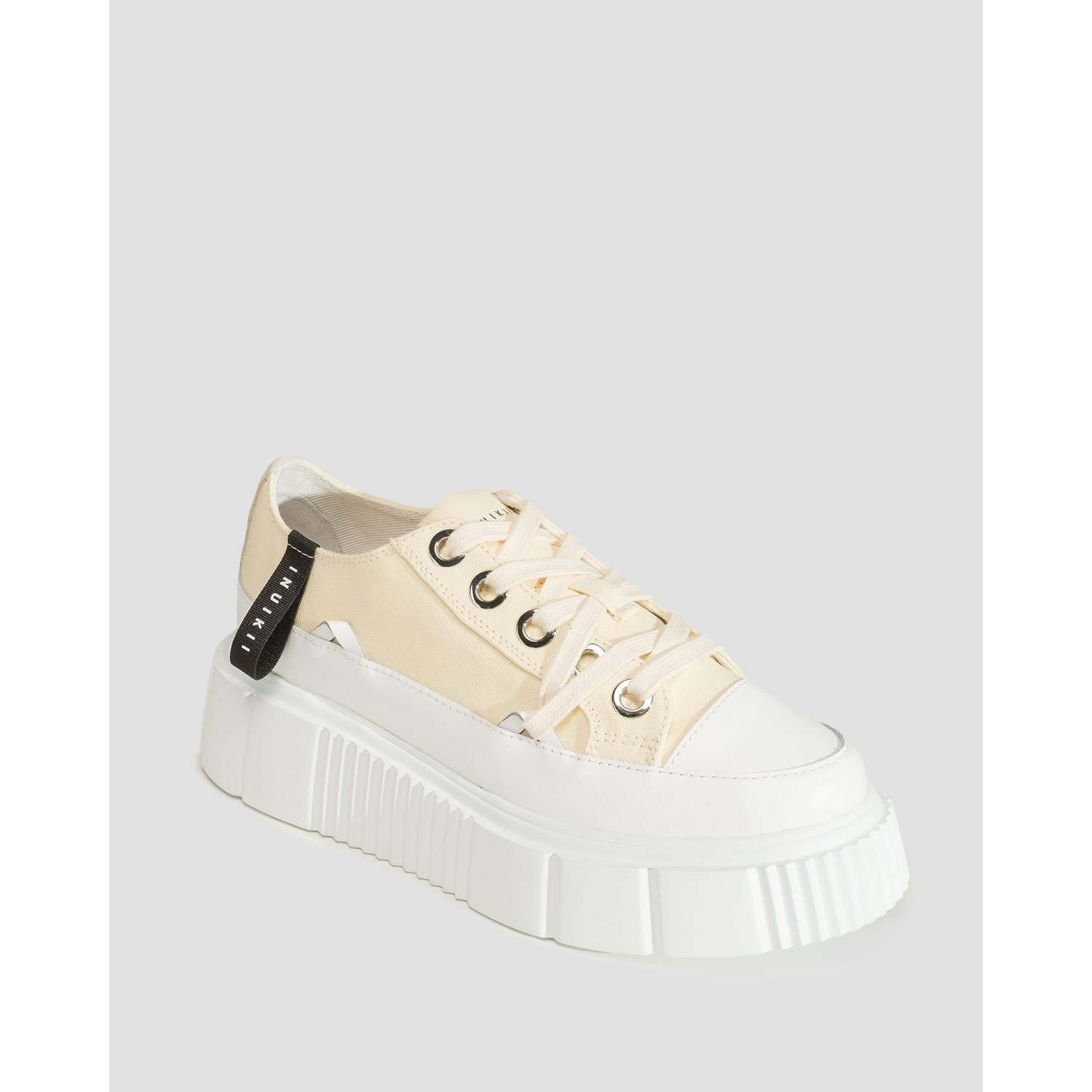 Beżowe Buty Damskie Inuikii Matilda Canvas Low 23